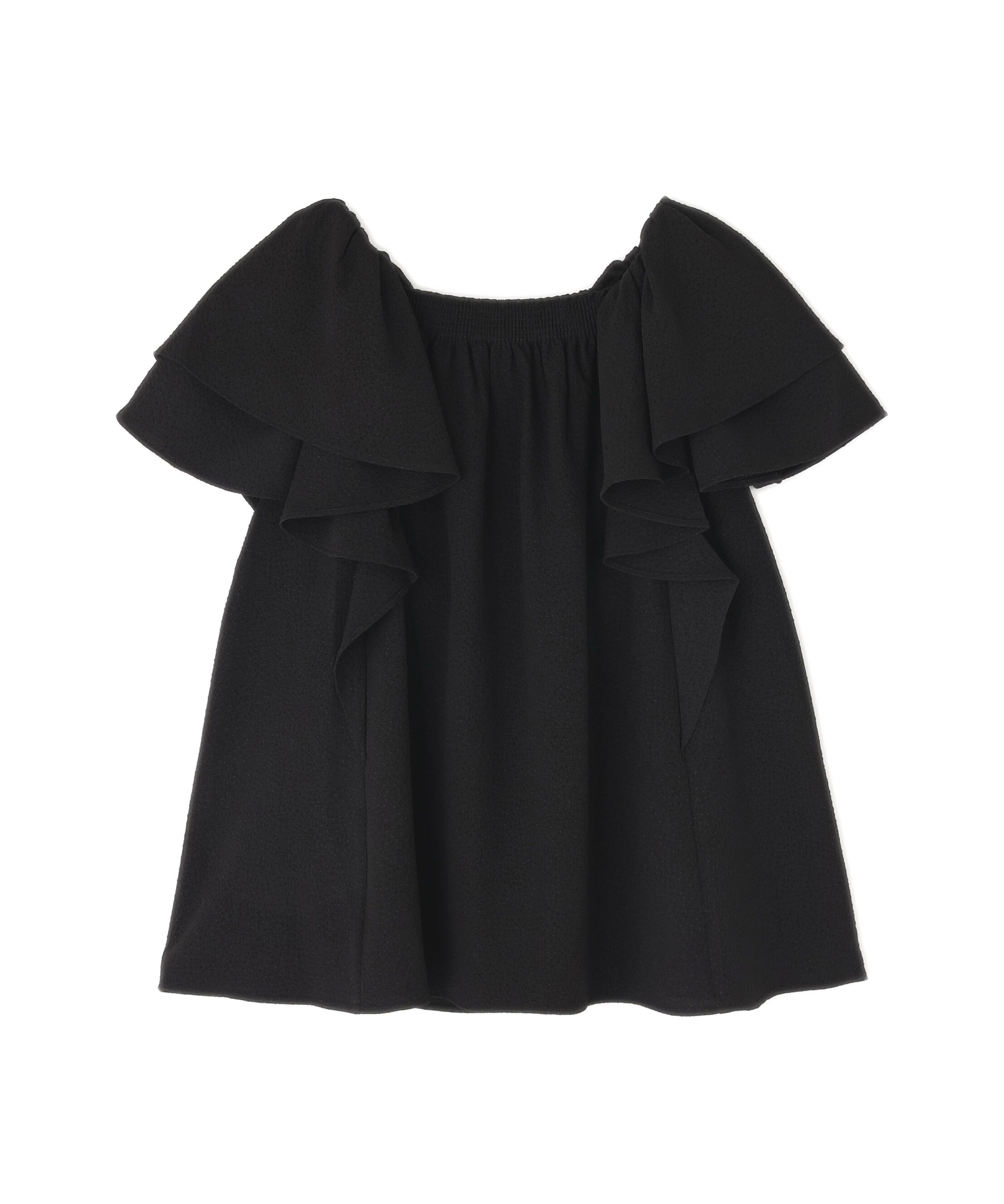  「ドビーフリルブラウス」|シャツ・ブラウス|