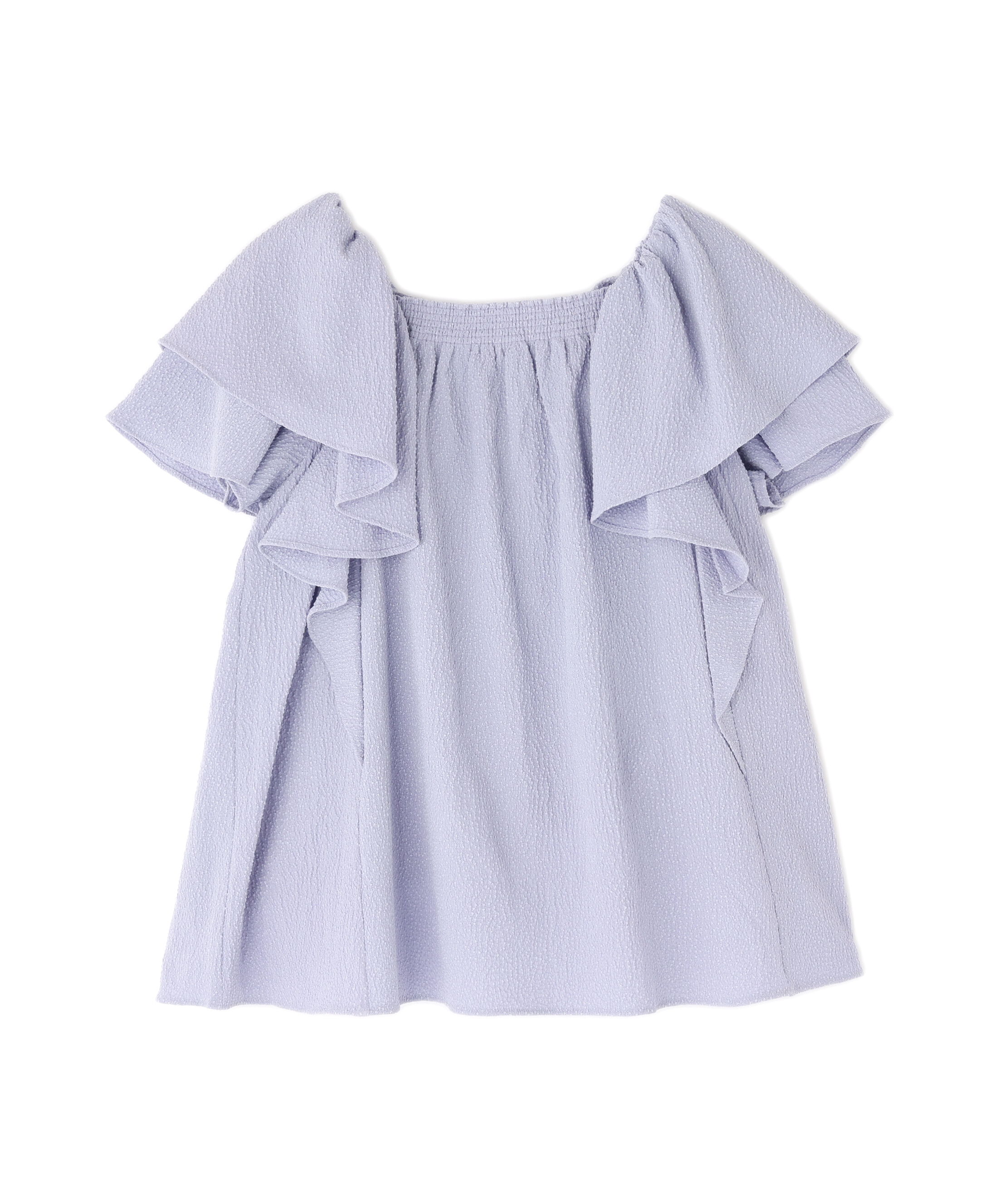  「ドビーフリルブラウス」|シャツ・ブラウス|