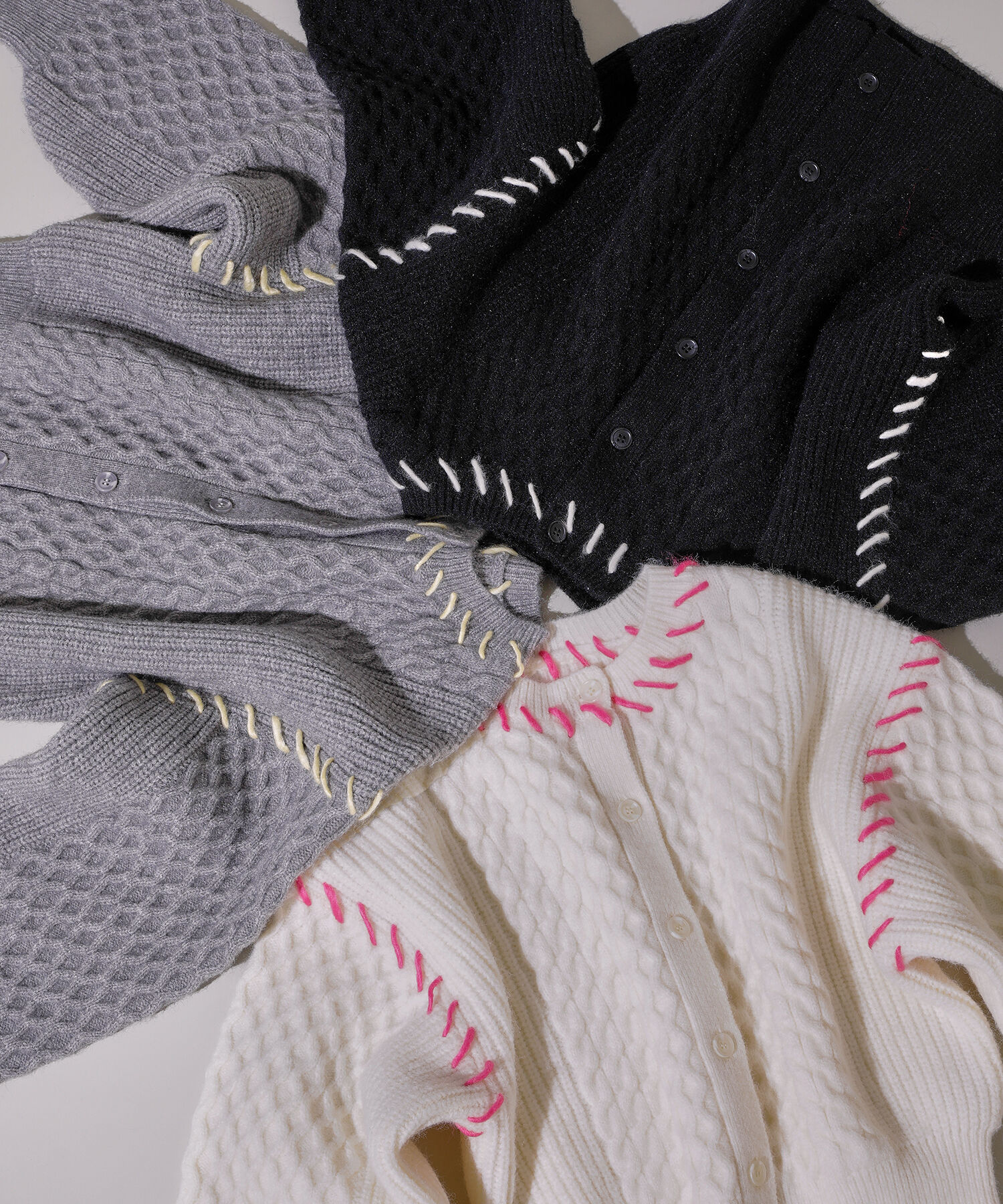  「ケーブルステッチカーディガン」|ニット・セーター|