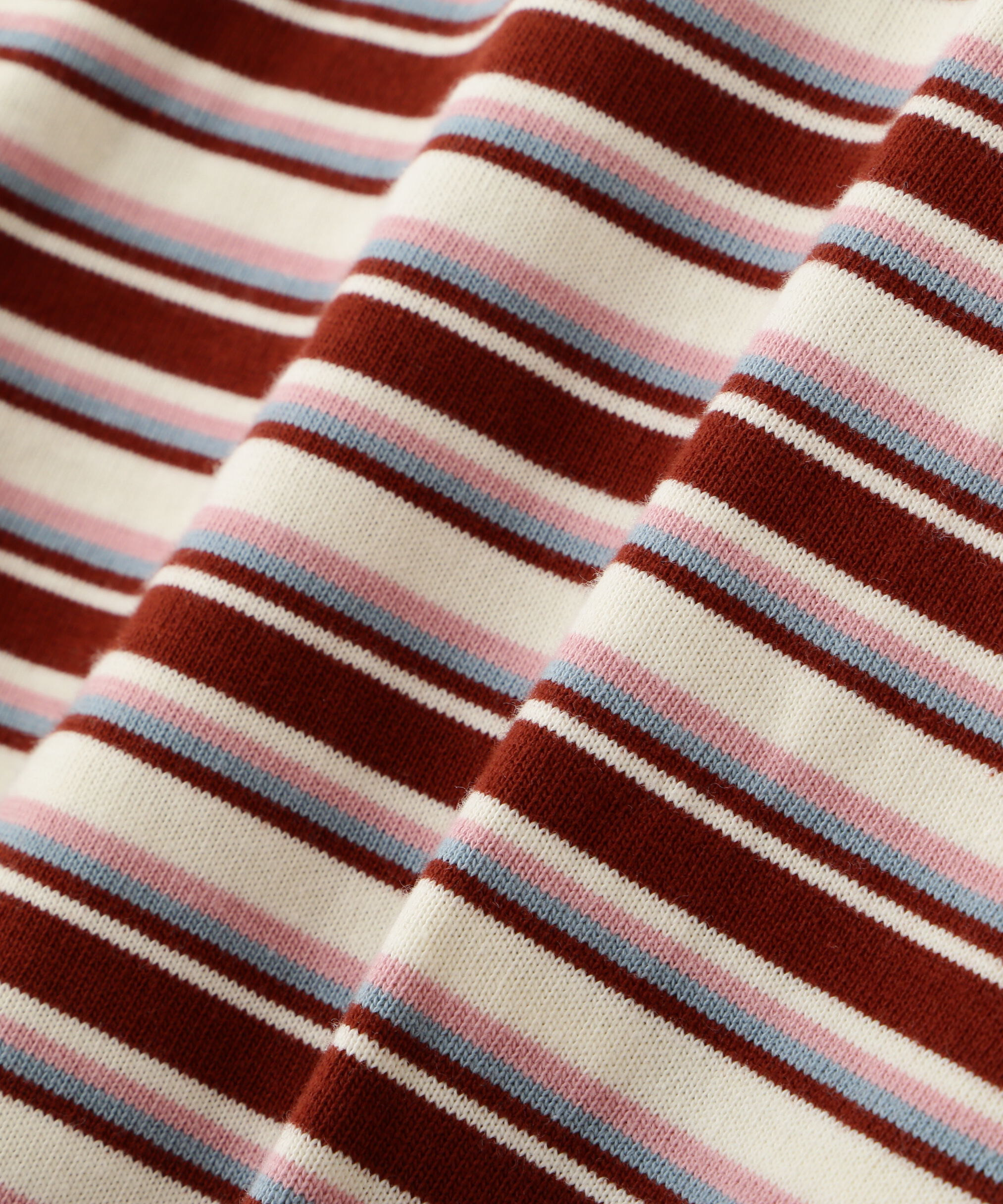  「ボーダーポロクロップドトップス」|Tシャツ・カットソー|