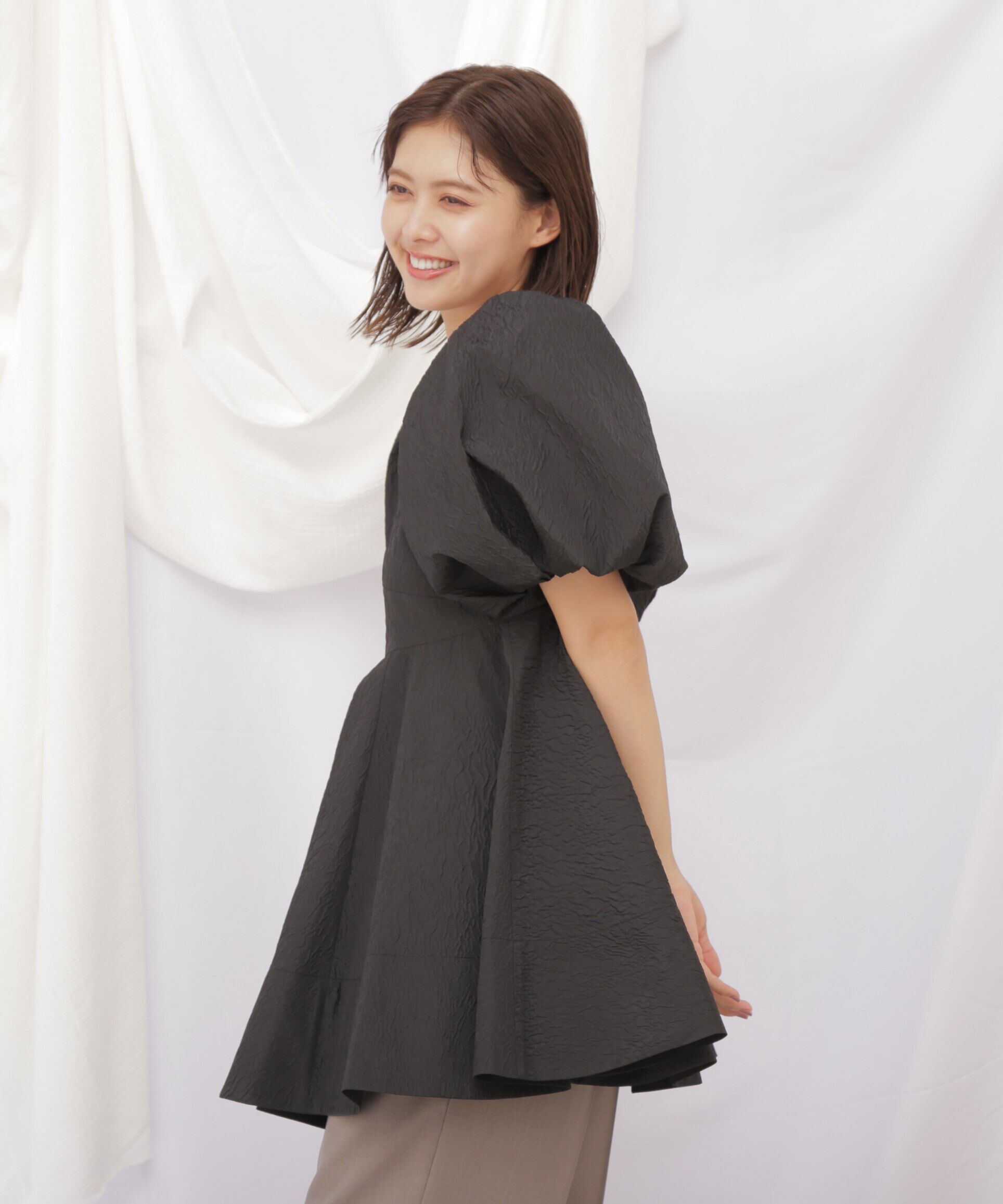  「◇ジャガードミニワンピース」|ワンピース|