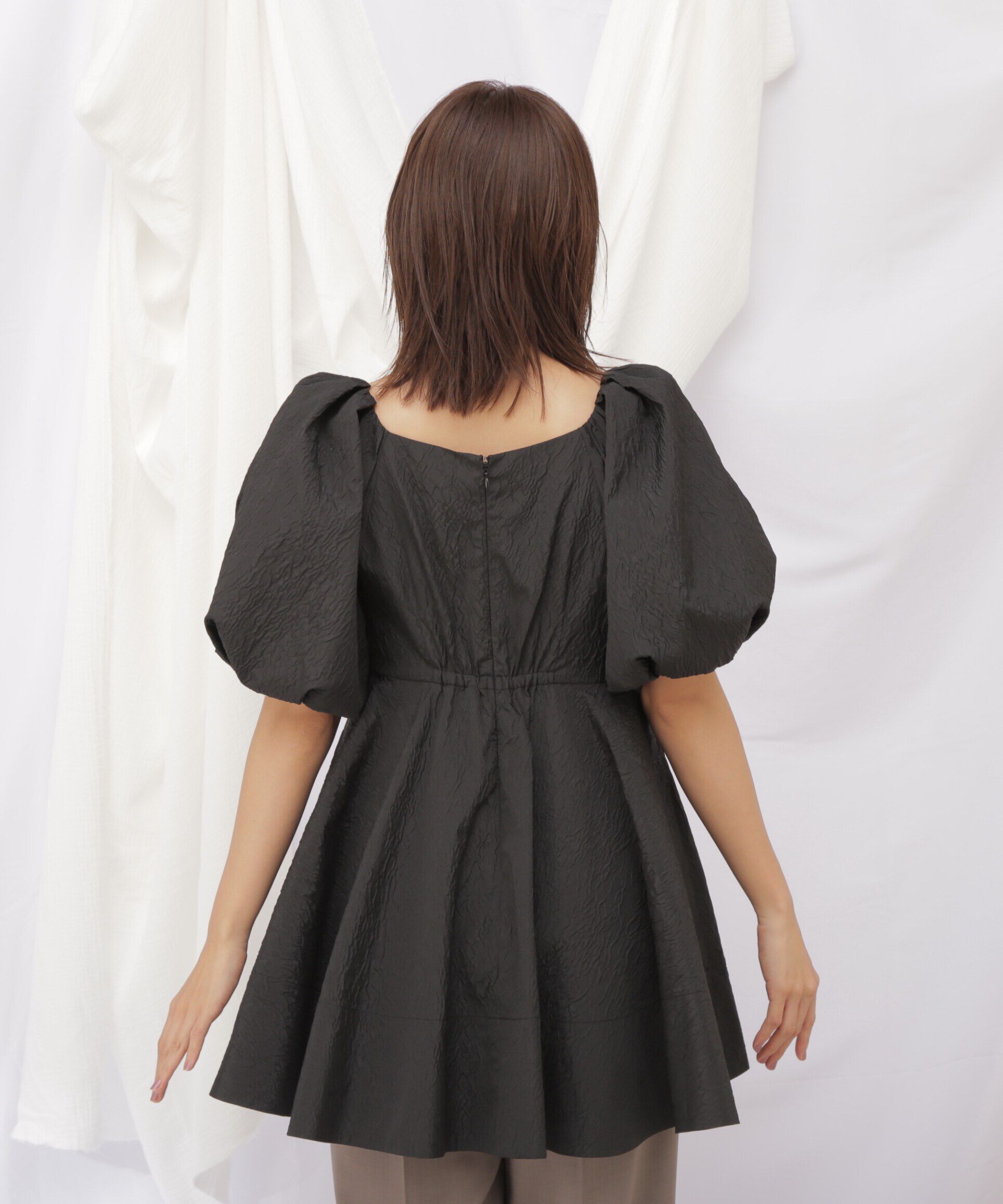  「◇ジャガードミニワンピース」|ワンピース|