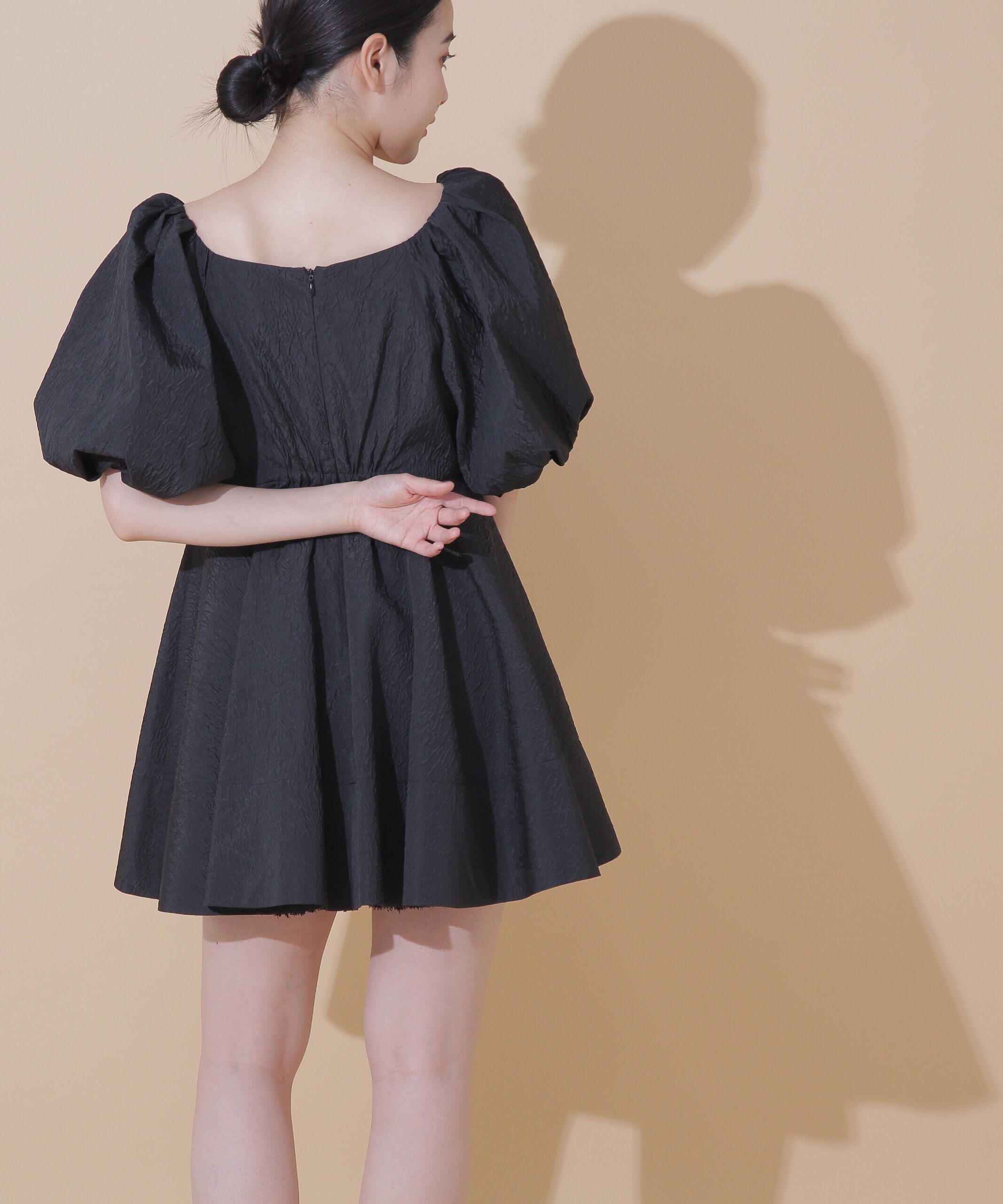  「◇ジャガードミニワンピース」|ワンピース|