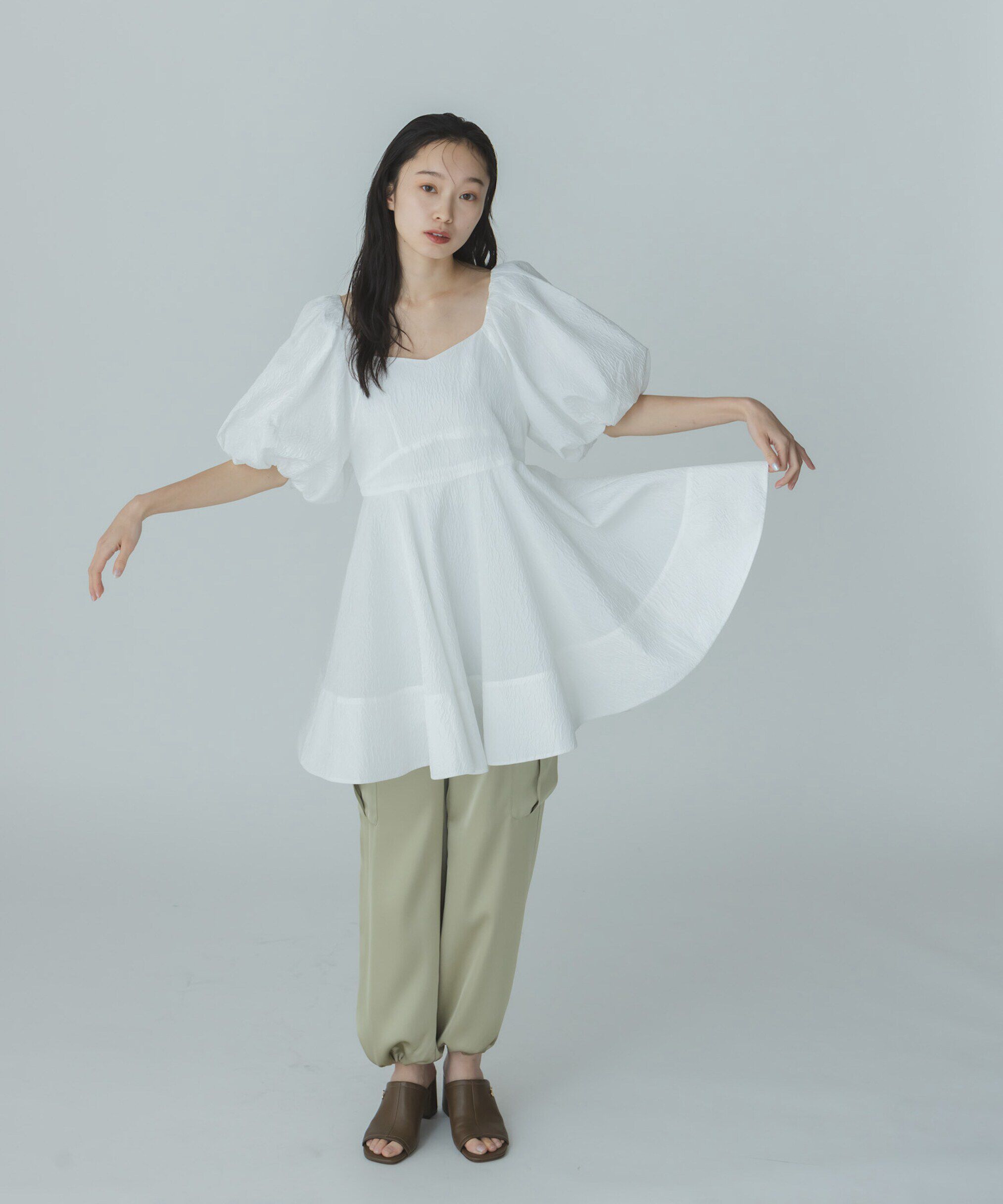  「◇ジャガードミニワンピース」|ワンピース|