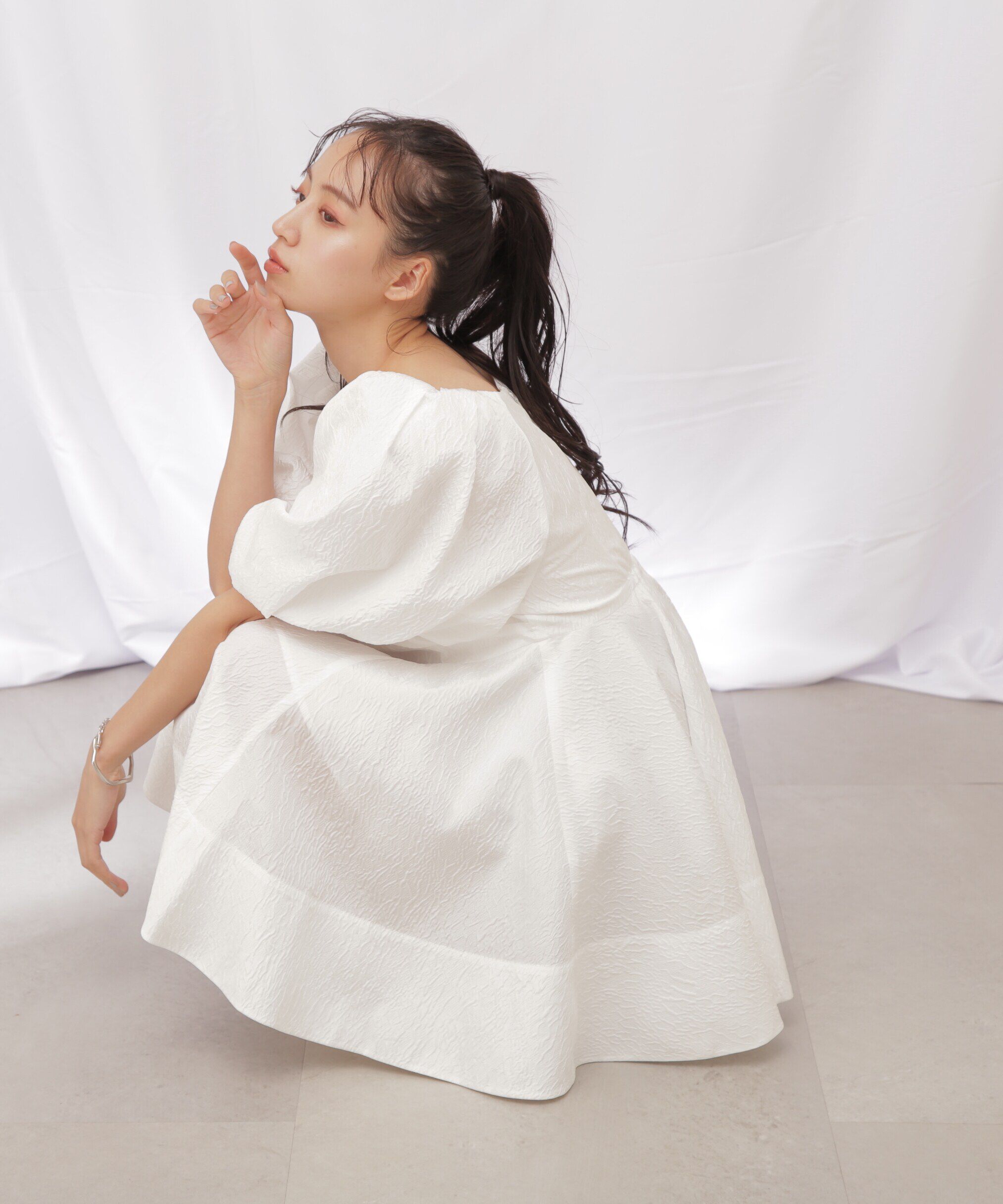  「◇ジャガードミニワンピース」|ワンピース|