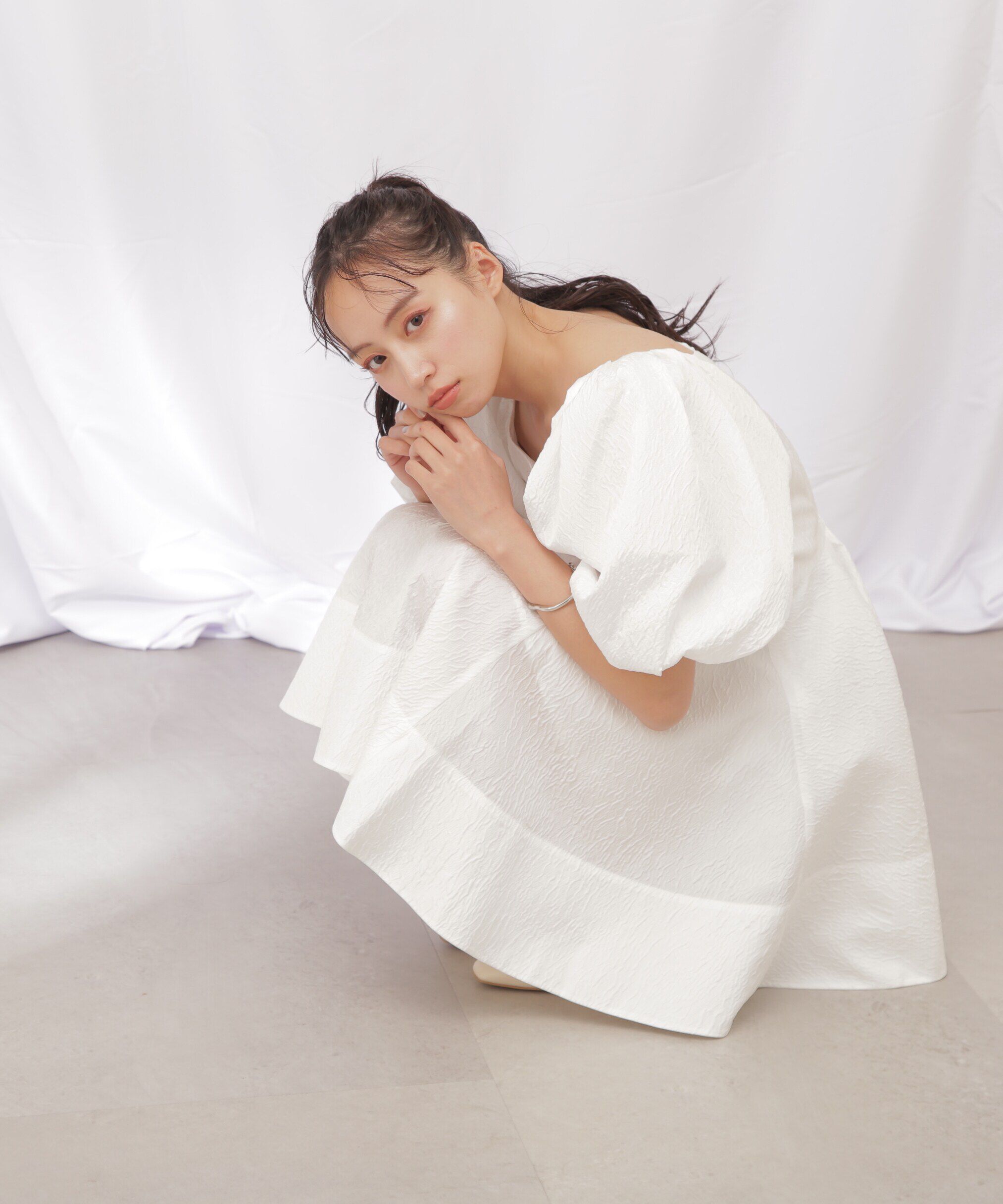  「◇ジャガードミニワンピース」|ワンピース|