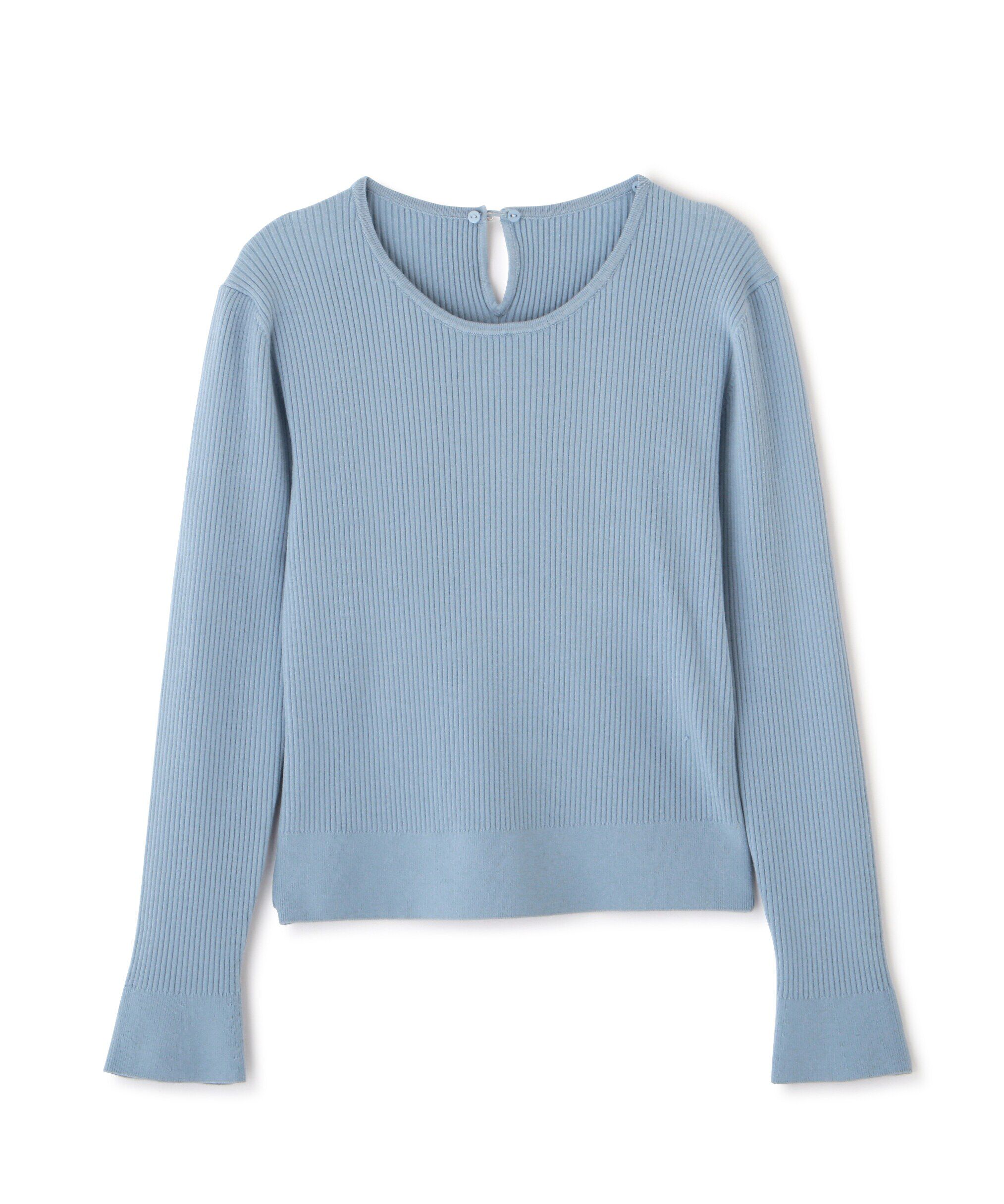  「衿付きリブニット」|ニット・セーター|