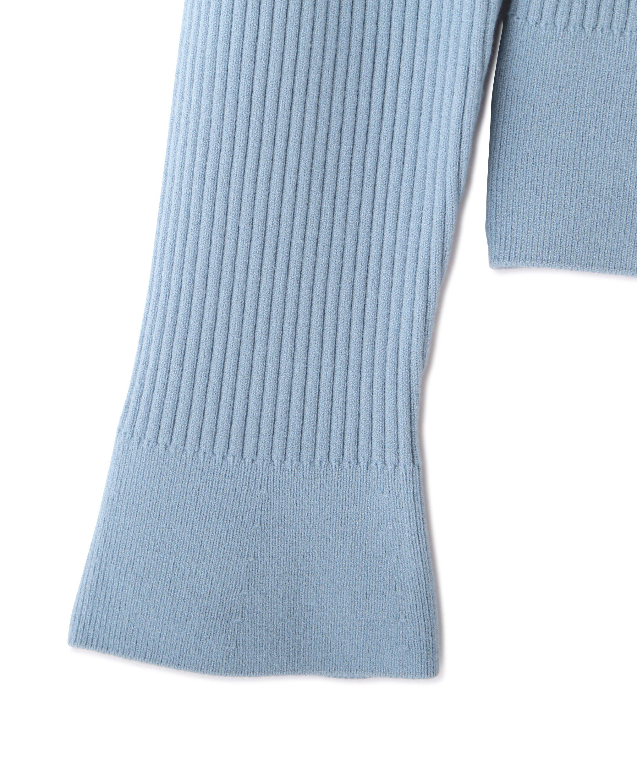  「衿付きリブニット」|ニット・セーター|