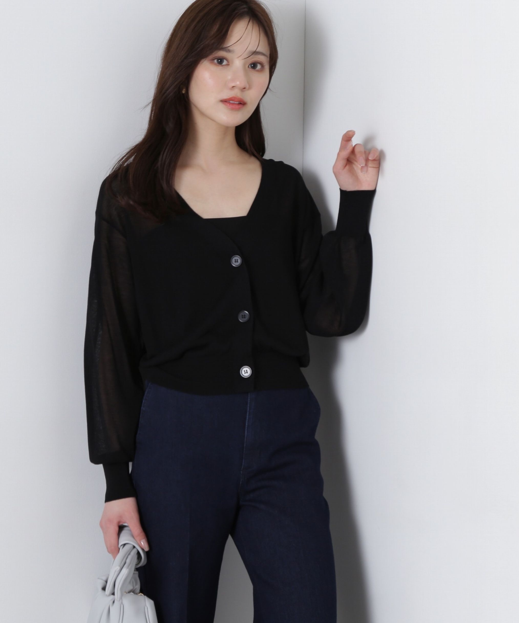 PROPORTION BODY DRESSING「シアーカーディガン」|カーディガン|