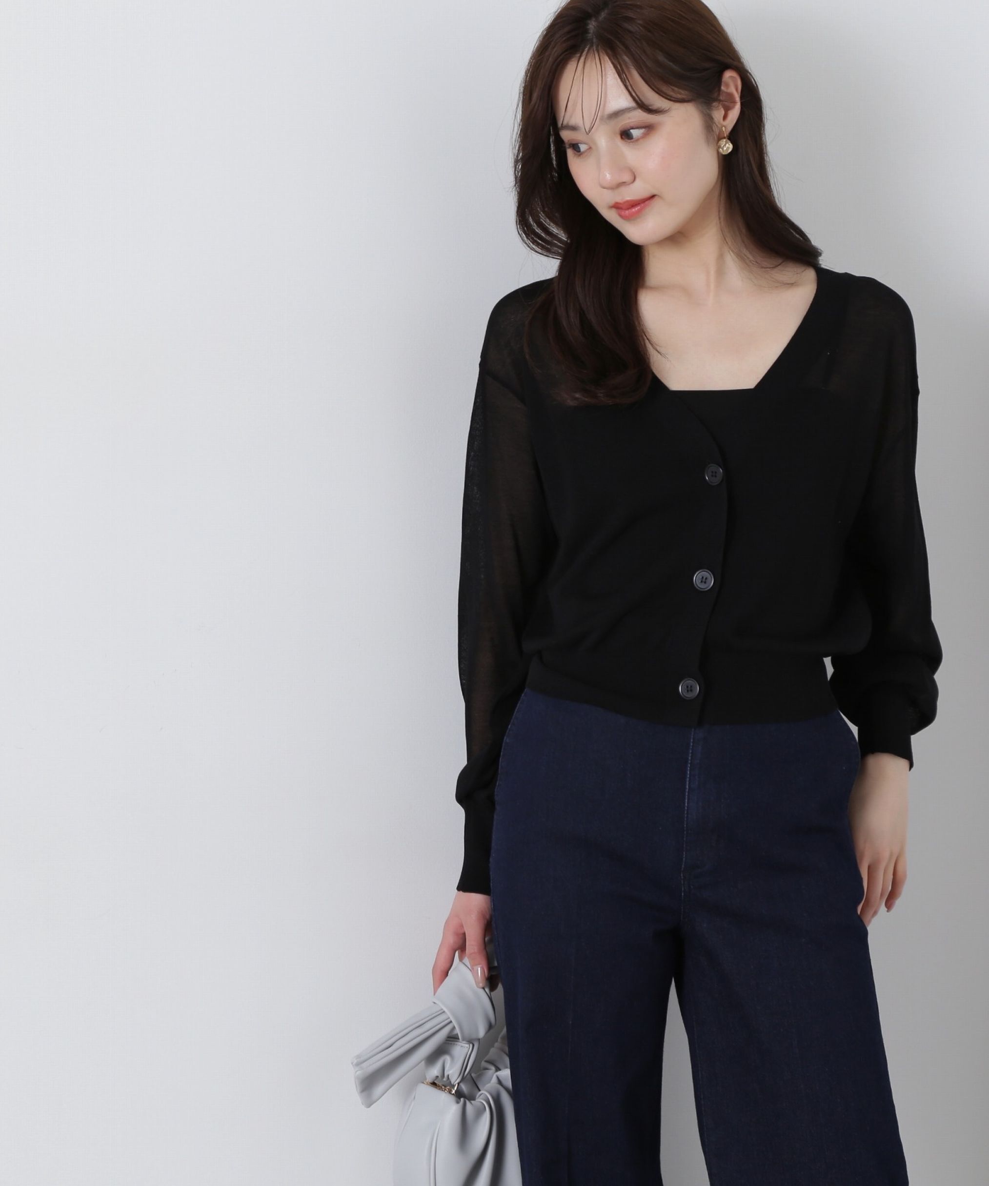 PROPORTION BODY DRESSING「シアーカーディガン」|カーディガン|