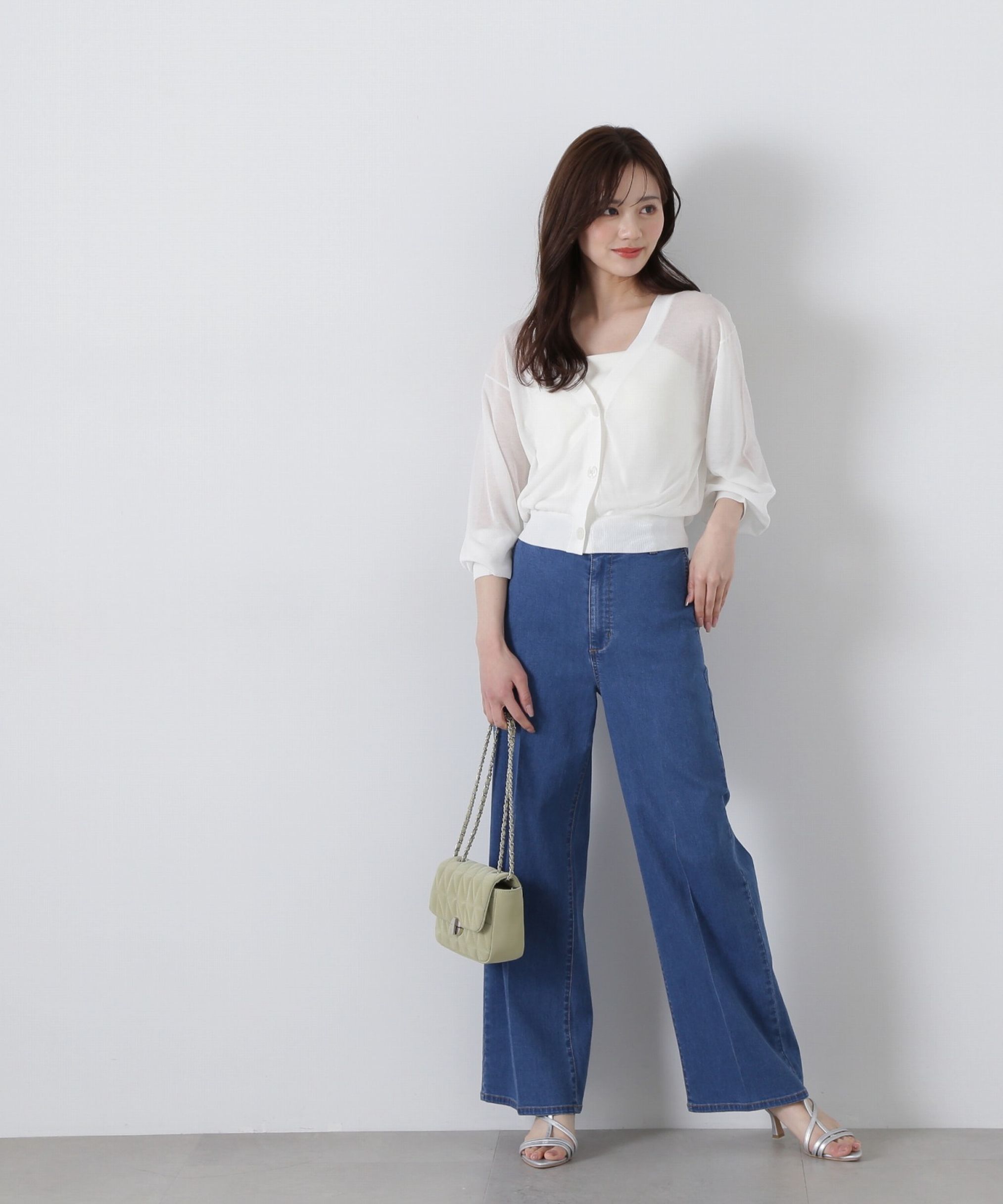 PROPORTION BODY DRESSING「シアーカーディガン」|カーディガン|