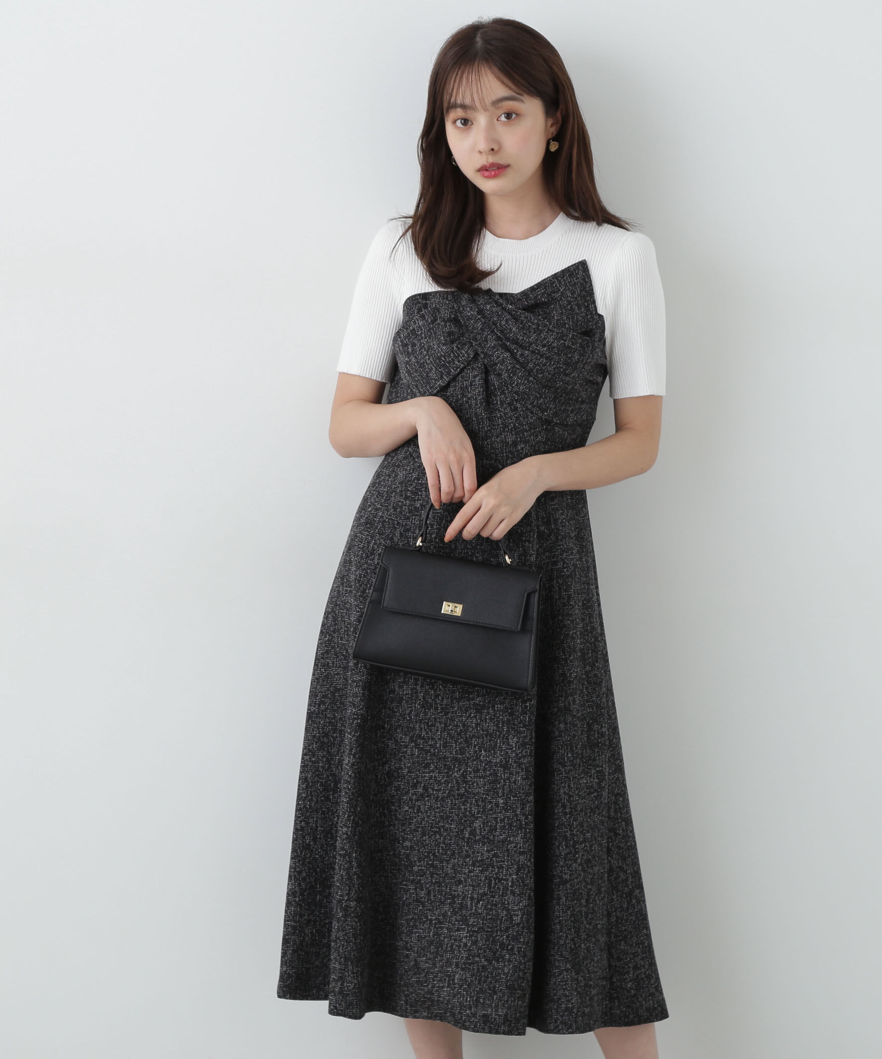 PROPORTION BODY DRESSING「リボンディテールドッキングワンピース」|ワンピース|