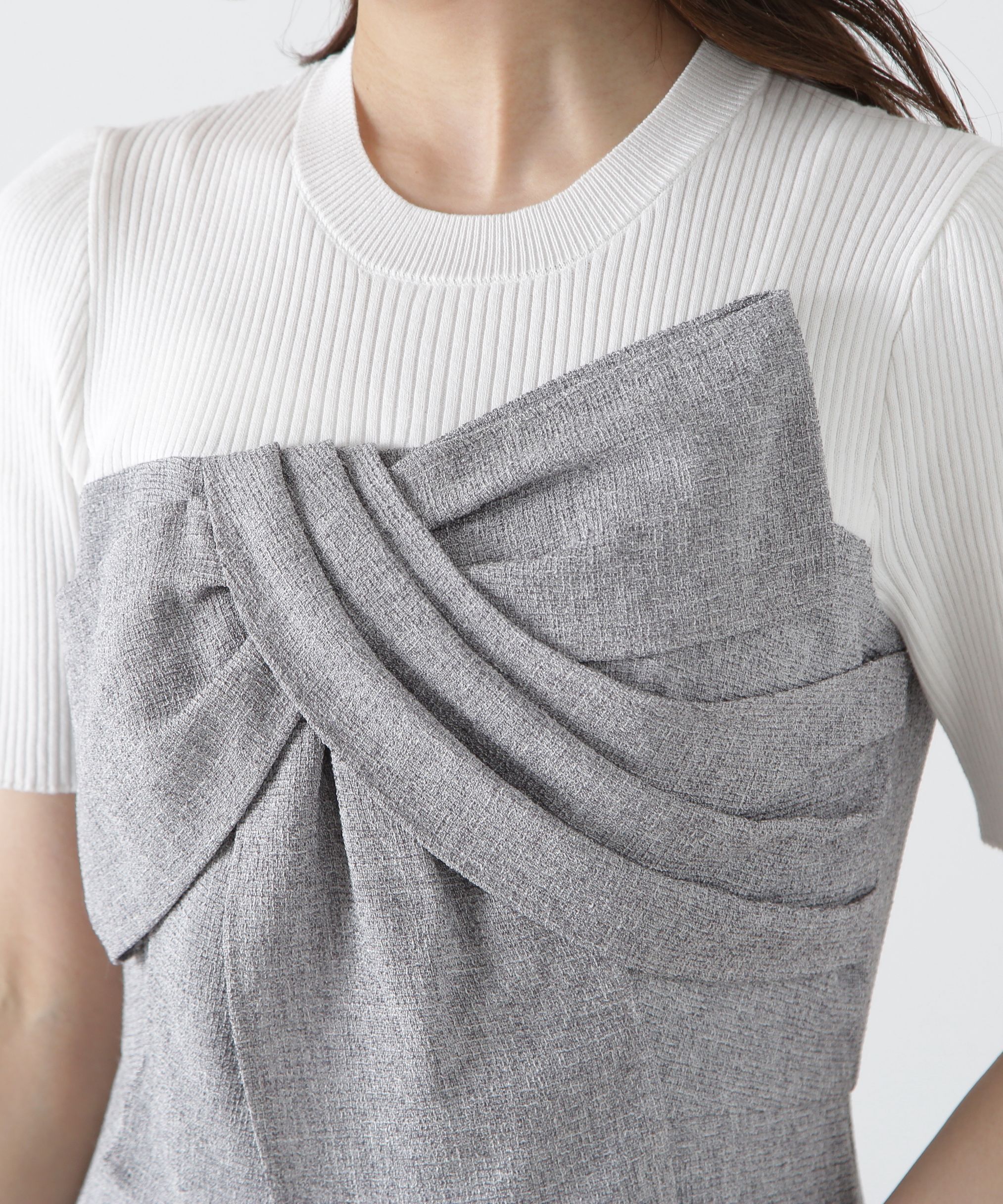 PROPORTION BODY DRESSING「リボンディテールドッキングワンピース」|ワンピース|