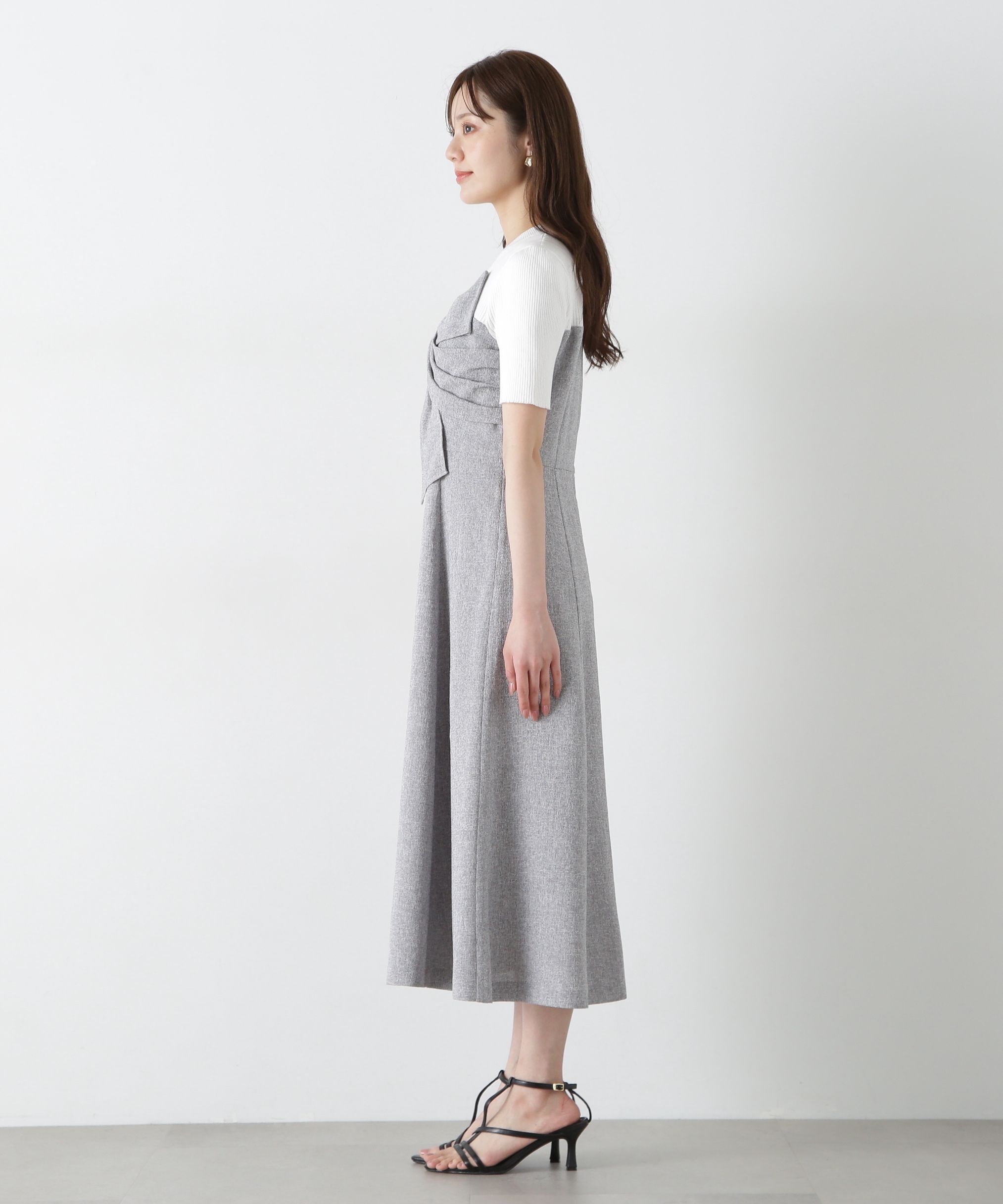 PROPORTION BODY DRESSING「リボンディテールドッキングワンピース」|ワンピース|