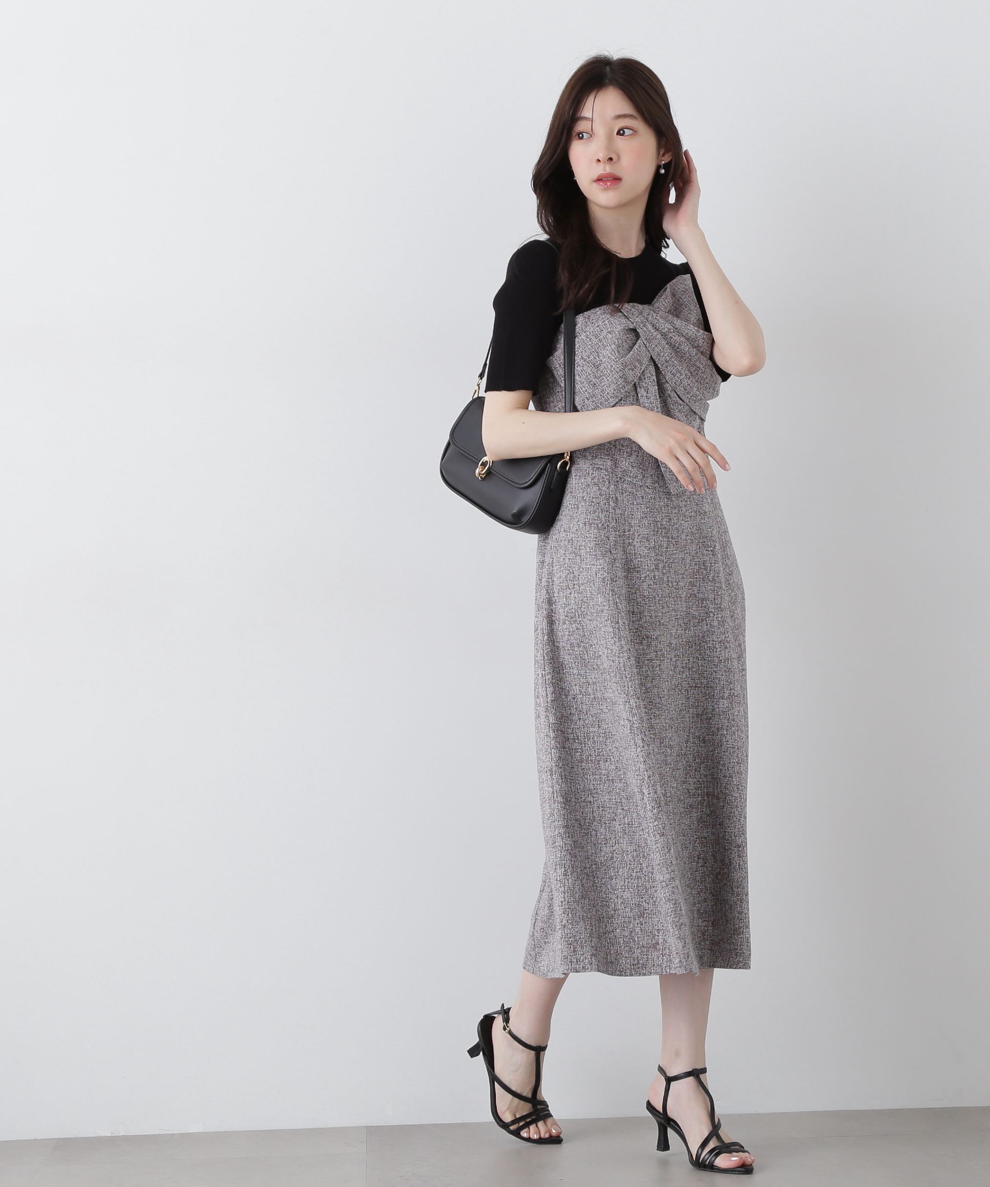 PROPORTION BODY DRESSING「リボンディテールドッキングワンピース」|ワンピース|