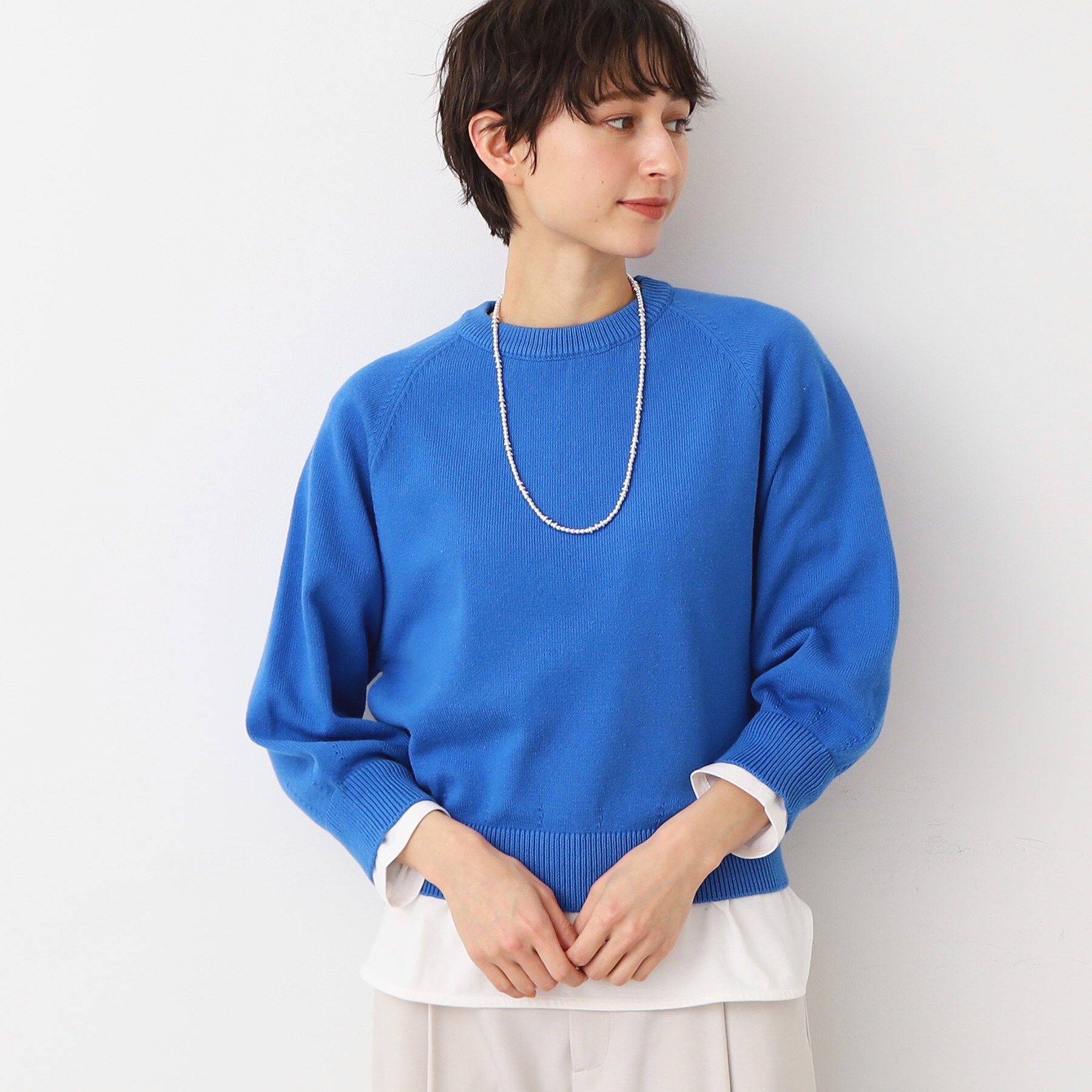 Dessin「【洗える・4サイズ展開】バルーンスリーブニット（XS～L）」|ニット・セーター|