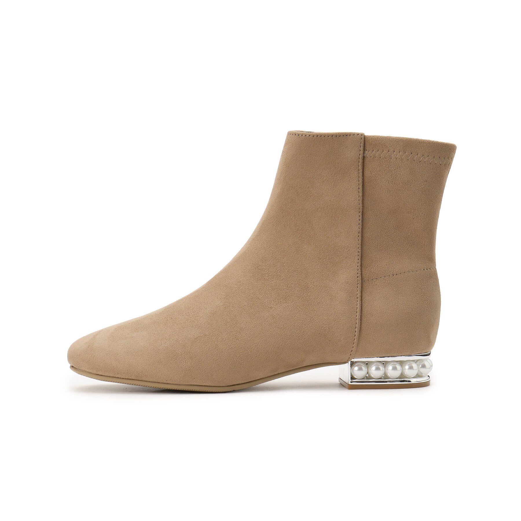 ESPERANZA「パール調ヒールショートブーツ」|ショートブーツ|