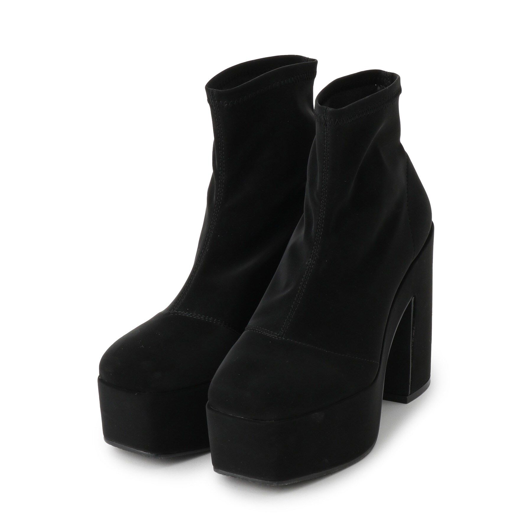 ESPERANZA「【ラク盛り／ショートブーツ】リピーター続出／脚長美脚 厚底ショートブーツ 26SS」|ショートブーツ|