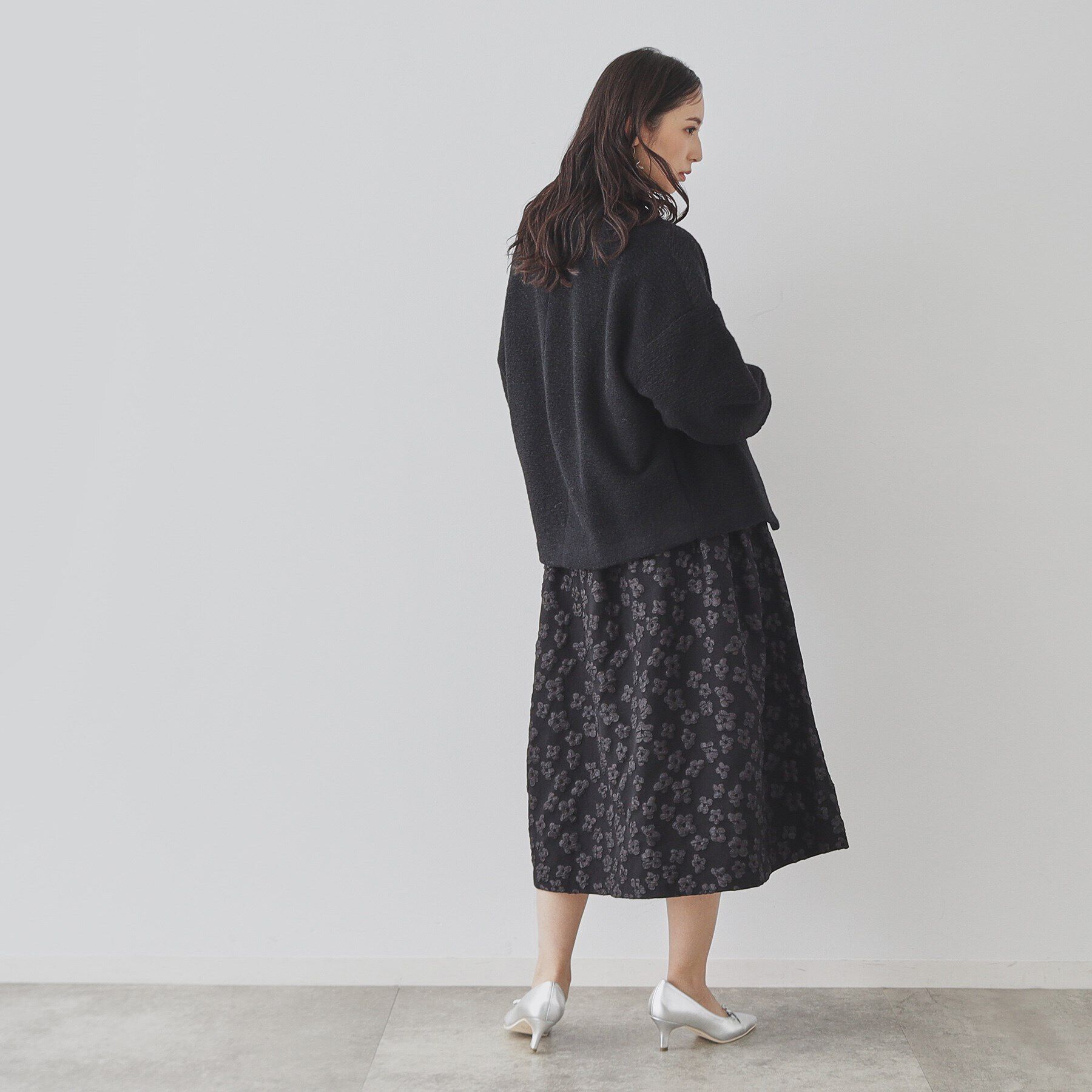 SunaUna「【日本製／イタリアンエアリー／ジップ付】Vネックブルゾン」|ブルゾン・スタジャン|