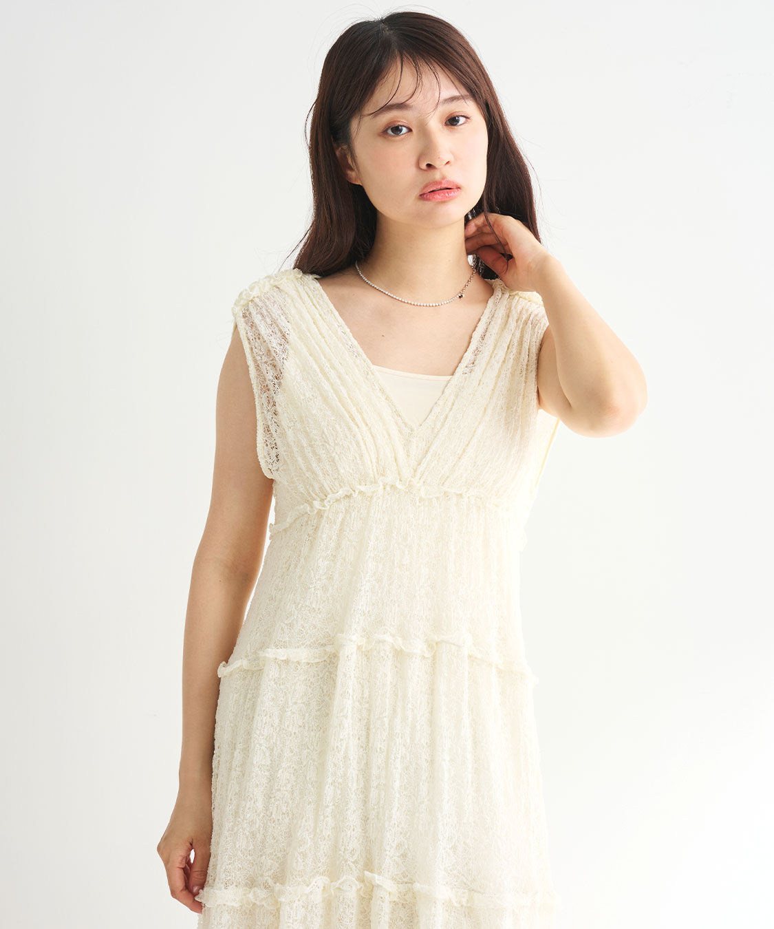COCO DEAL「レースティアードワンピース」|ワンピース|