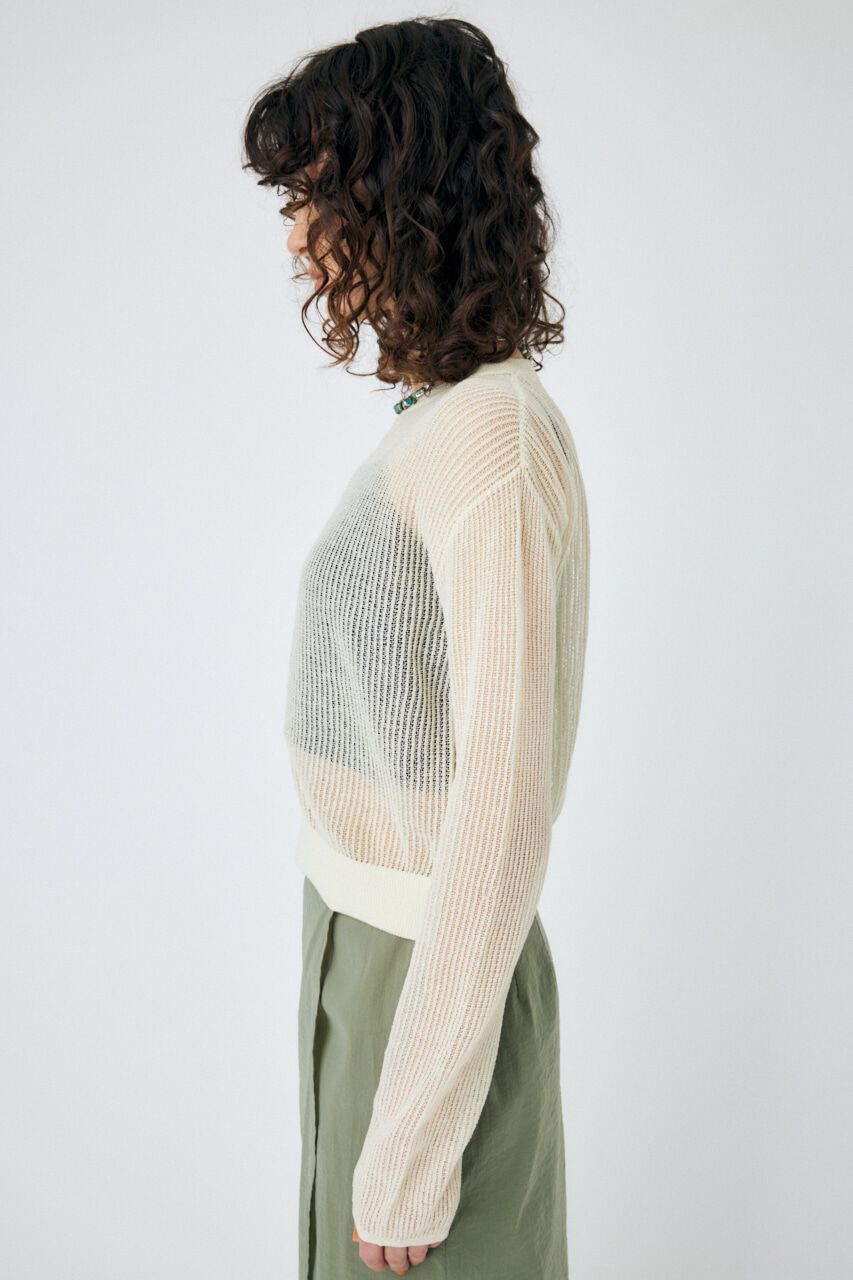 MOUSSY「MESH KNIT トップス」|ニット・セーター|