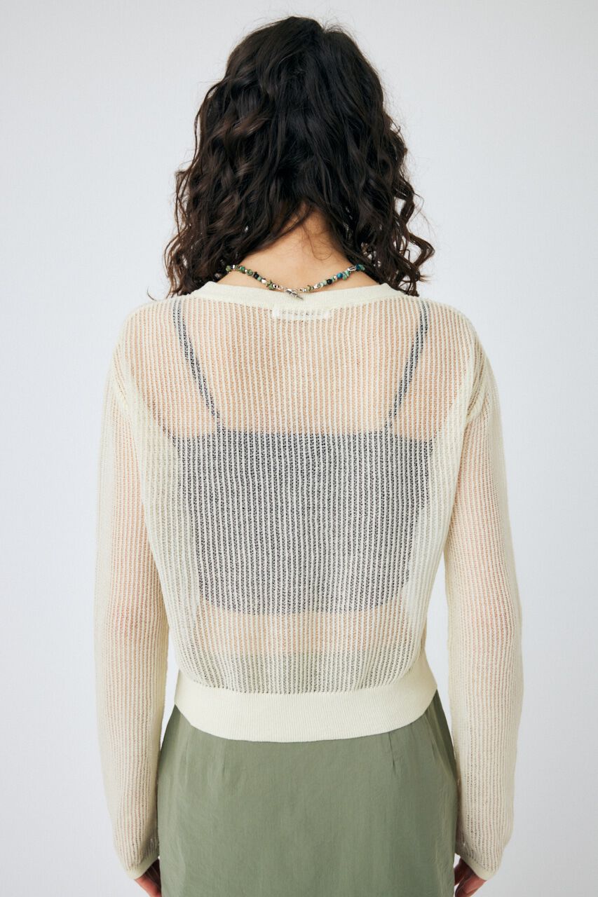 MOUSSY「MESH KNIT トップス」|ニット・セーター|