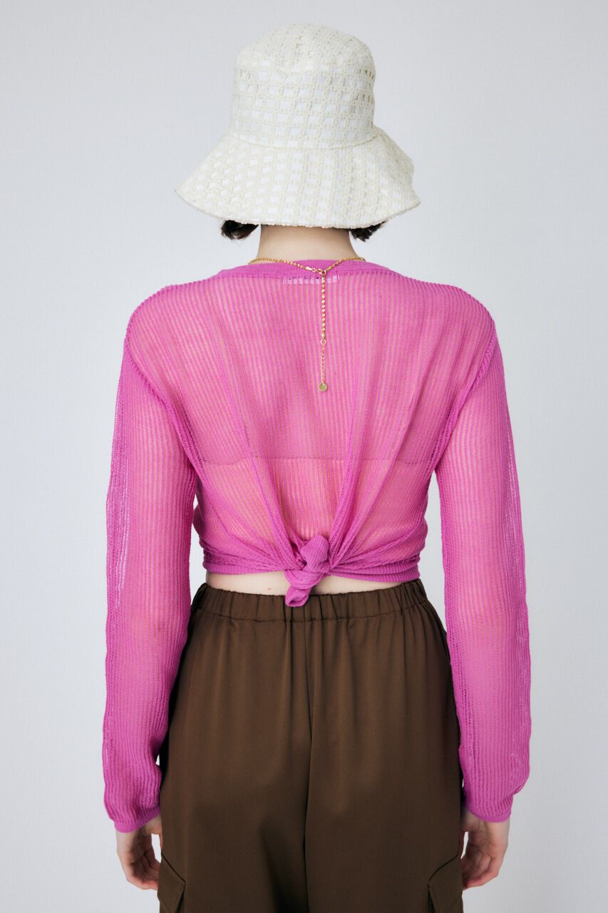 MOUSSY「MESH KNIT トップス」|ニット・セーター|