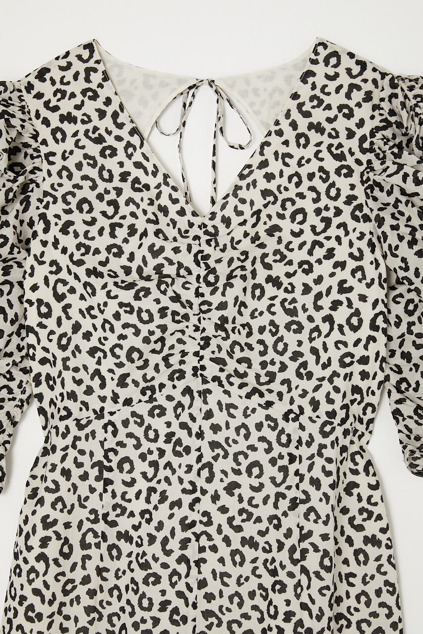 MOUSSY「GATHER SLEEVE ドレス」|ワンピース|