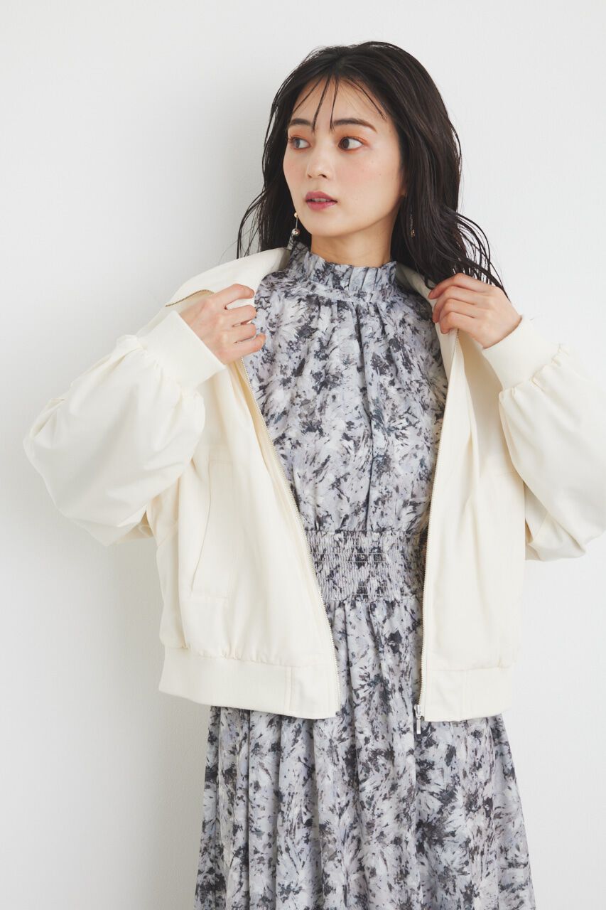 rienda「フリルショルダー2WAYブルゾン」|ブルゾン・スタジャン|IVOY3