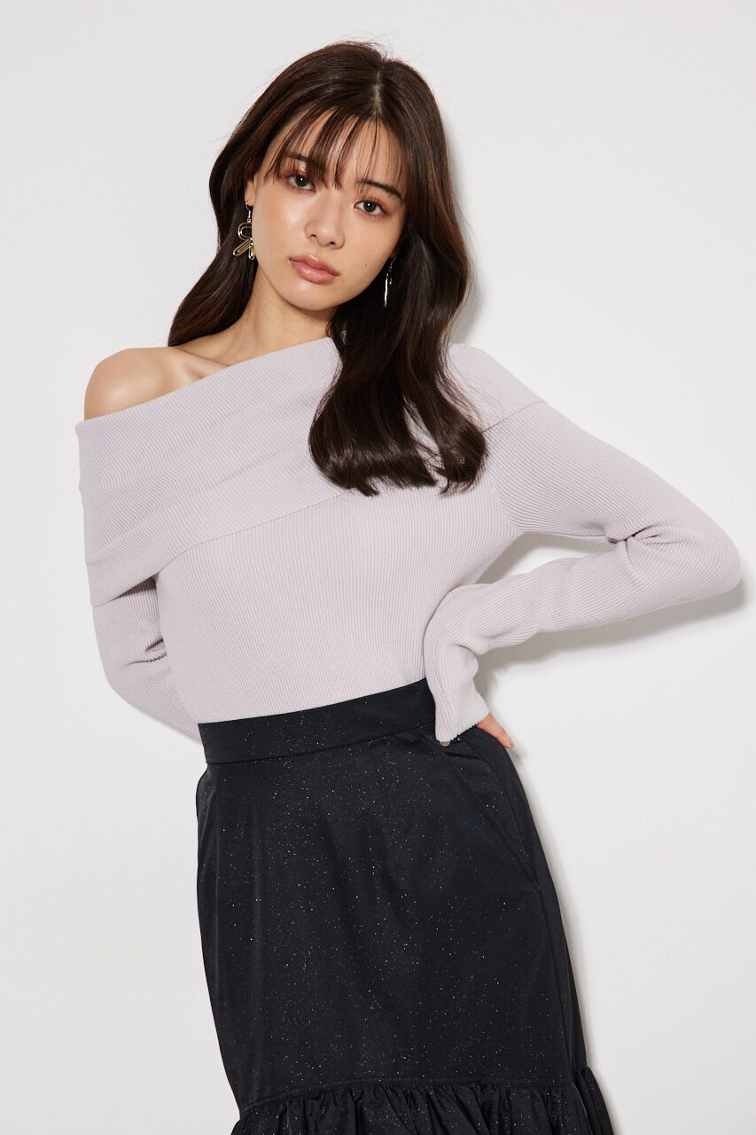 rienda「ニュアンスNC Knit TOP」|ニット・セーター|L/PNK1