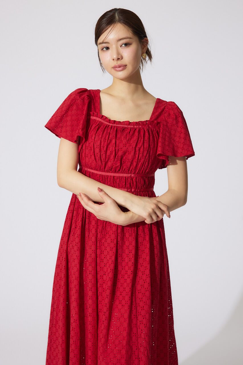 rienda「コットンレースフレアワンピース」|ワンピース|