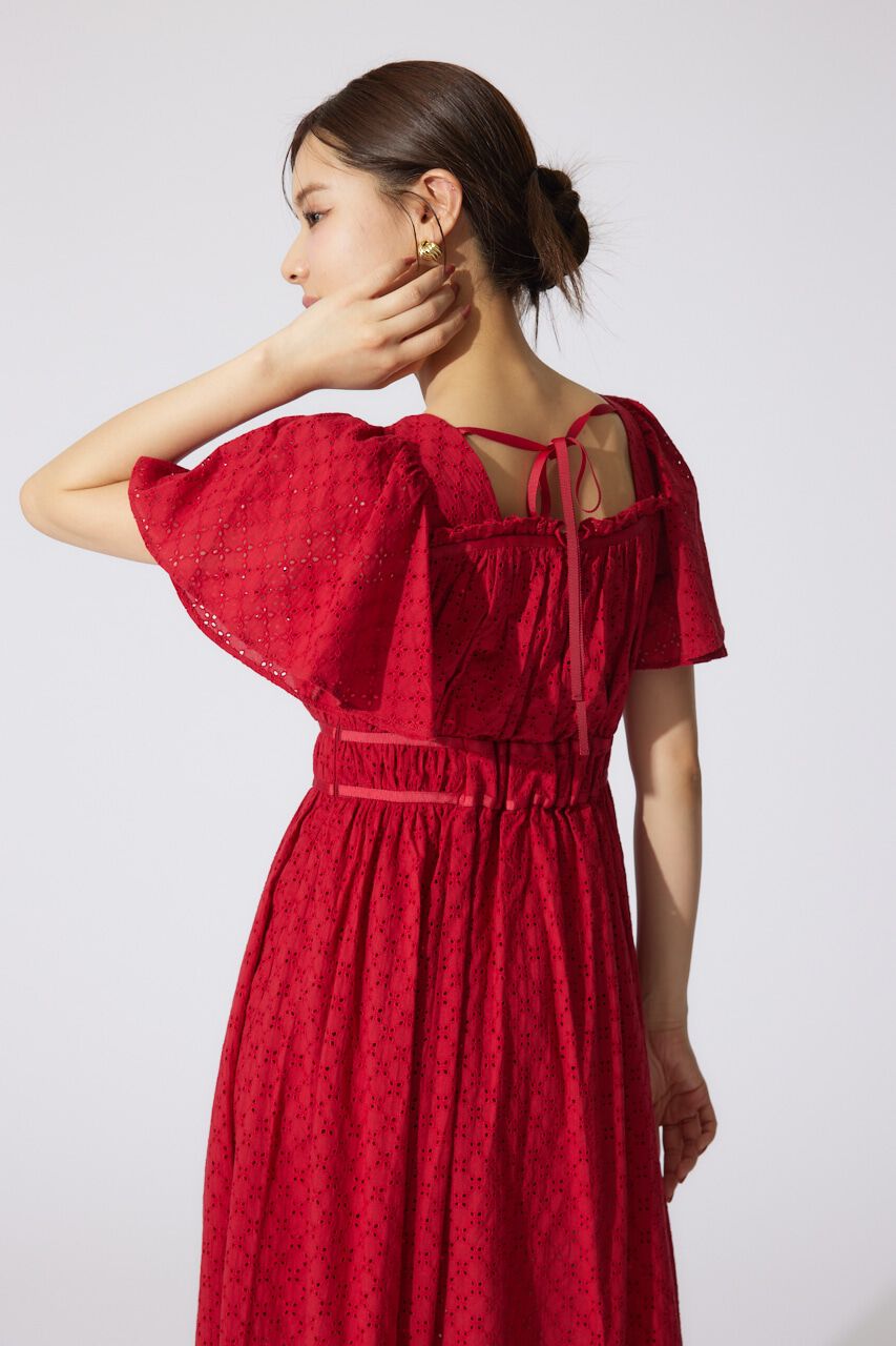 rienda「コットンレースフレアワンピース」|ワンピース|