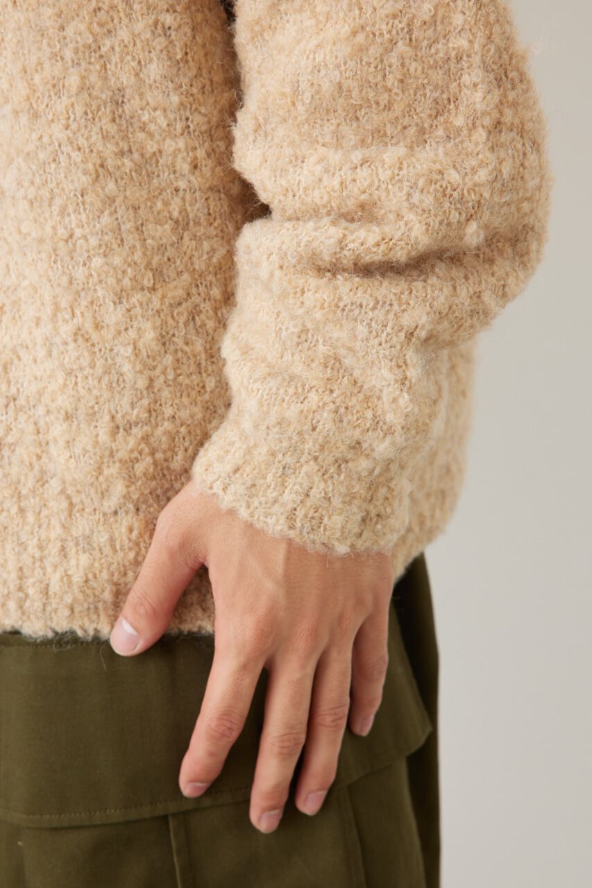 RODEO CROWNS「メンズミックスブークレニットトップス」|ニット・セーター|