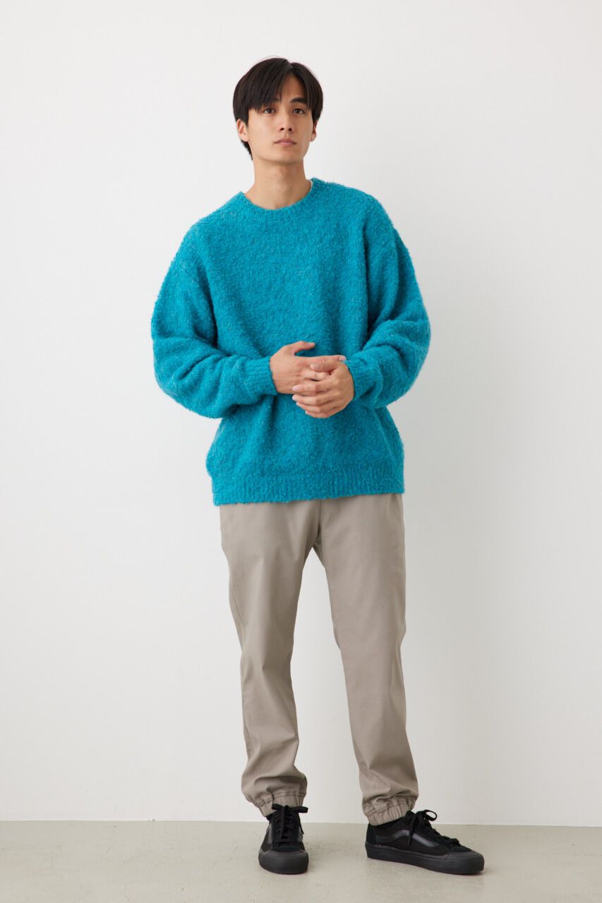 RODEO CROWNS「メンズミックスブークレニットトップス」|ニット・セーター|