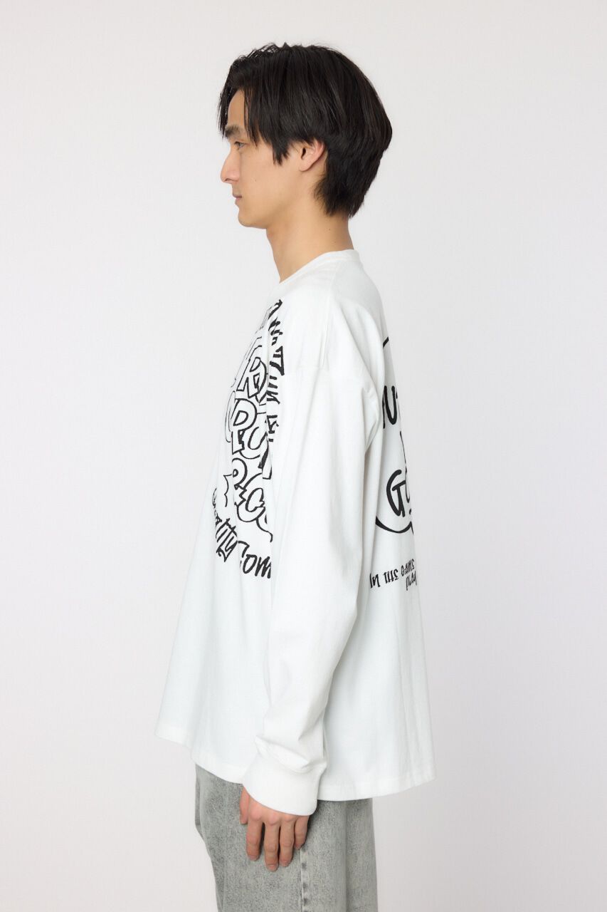 RODEO CROWNS「ランダムスケッチロングスリーブTシャツ」|Tシャツ・カットソー|