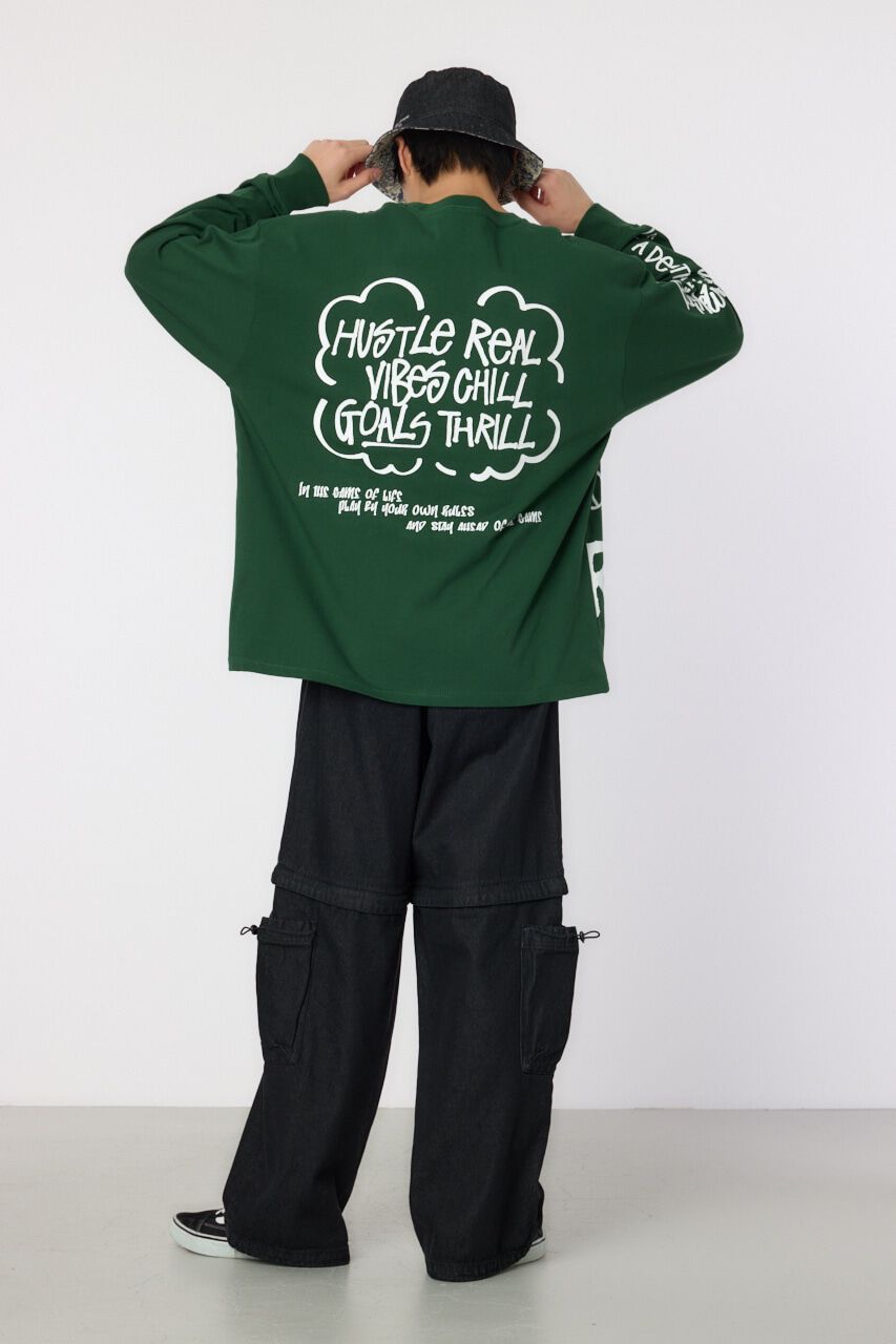 RODEO CROWNS「ランダムスケッチロングスリーブTシャツ」|Tシャツ・カットソー|