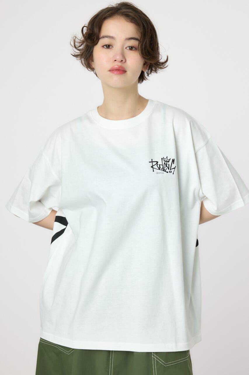 RODEO CROWNS「BIG SIGN LOGO Tシャツ」|Tシャツ・カットソー|O/WHT1