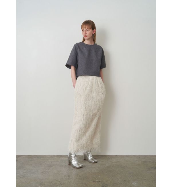 ELENDEEK「FRINGE STRAIGHT SK」|スカート|