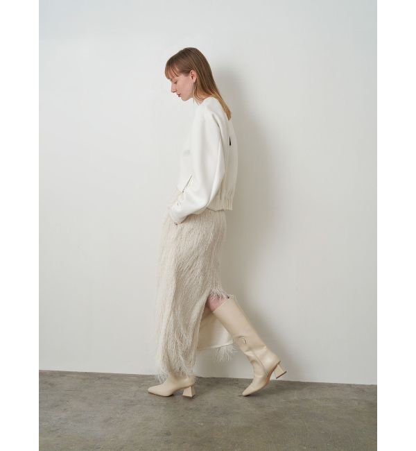 ELENDEEK「FRINGE STRAIGHT SK」|スカート|