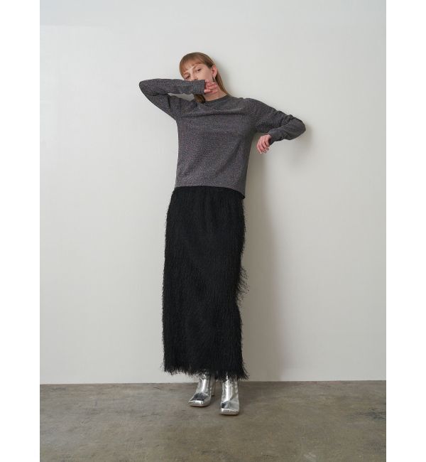 ELENDEEK「FRINGE STRAIGHT SK」|スカート|
