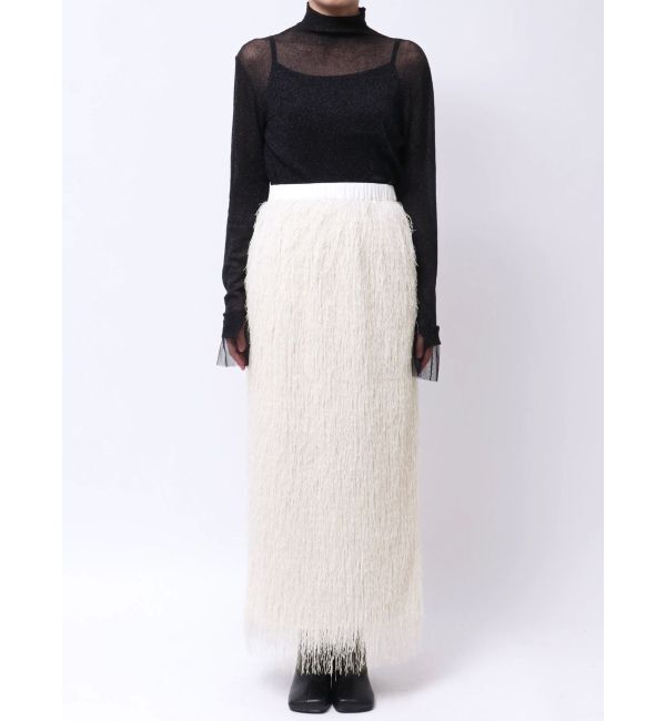 ELENDEEK「FRINGE STRAIGHT SK」|スカート|