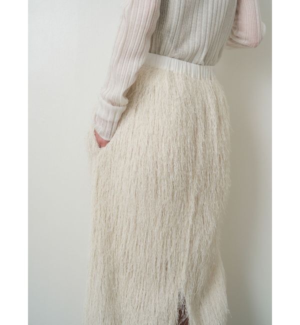 ELENDEEK「FRINGE STRAIGHT SK」|スカート|
