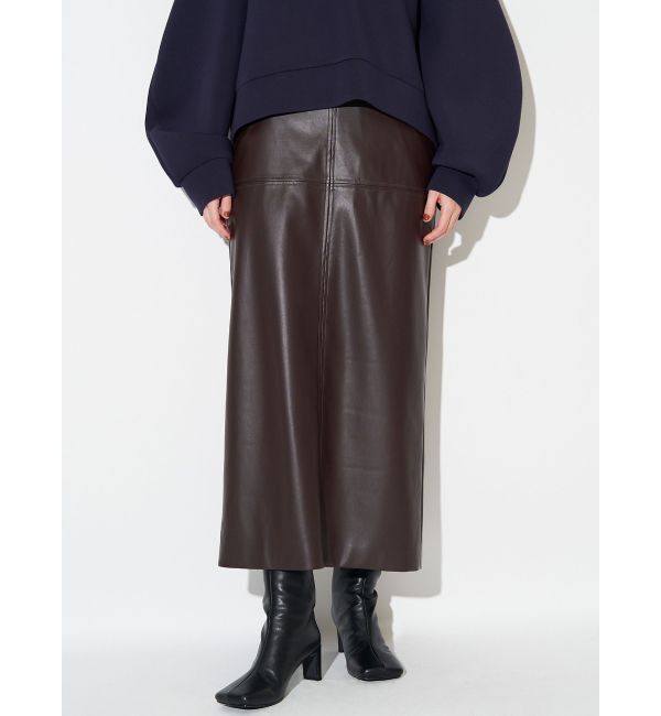 ELENDEEK「FAUX LEATHER SK」|スカート|