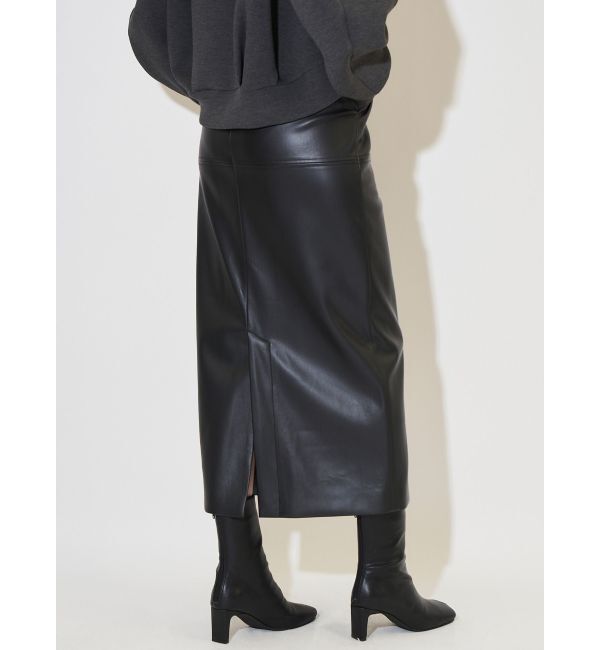 ELENDEEK「FAUX LEATHER SK」|スカート|