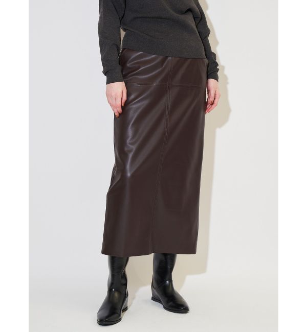 ELENDEEK「FAUX LEATHER SK」|スカート|