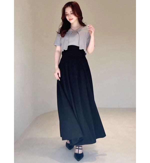 RESEXXY「コルセットフレアスカート」|スカート|