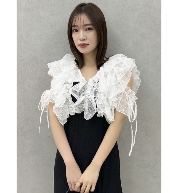 dazzlin「ラッフルリブワンピース」|ワンピース|