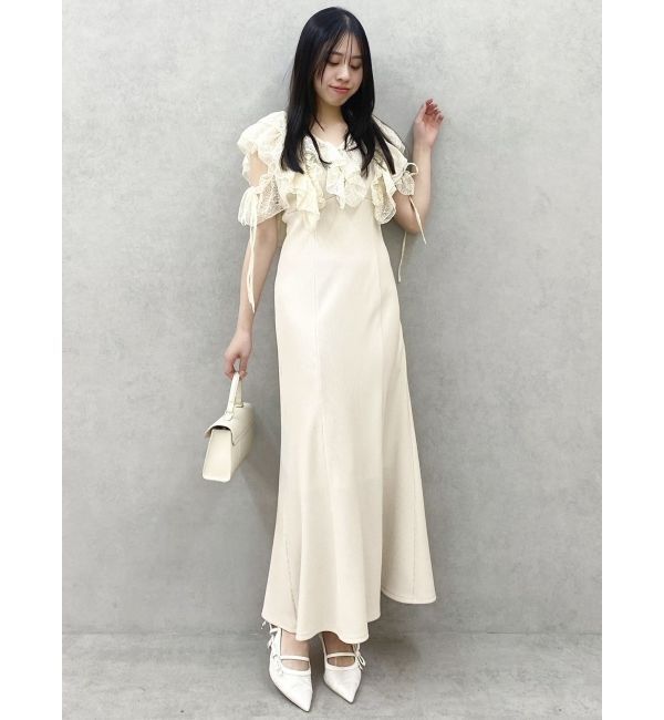 dazzlin「ラッフルリブワンピース」|ワンピース|