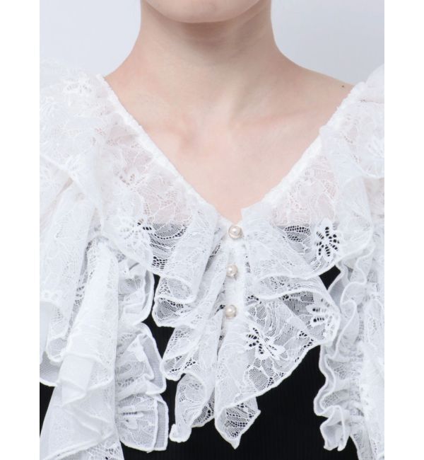 dazzlin「ラッフルリブワンピース」|ワンピース|