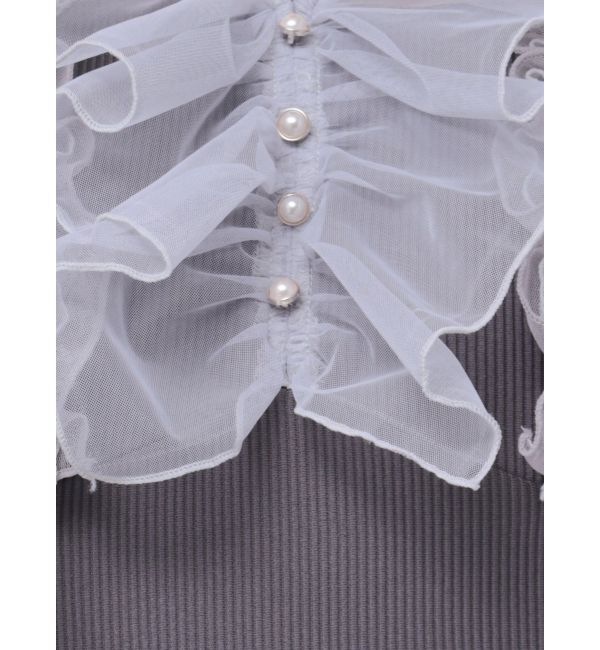 dazzlin「ラッフルリブワンピース」|ワンピース|